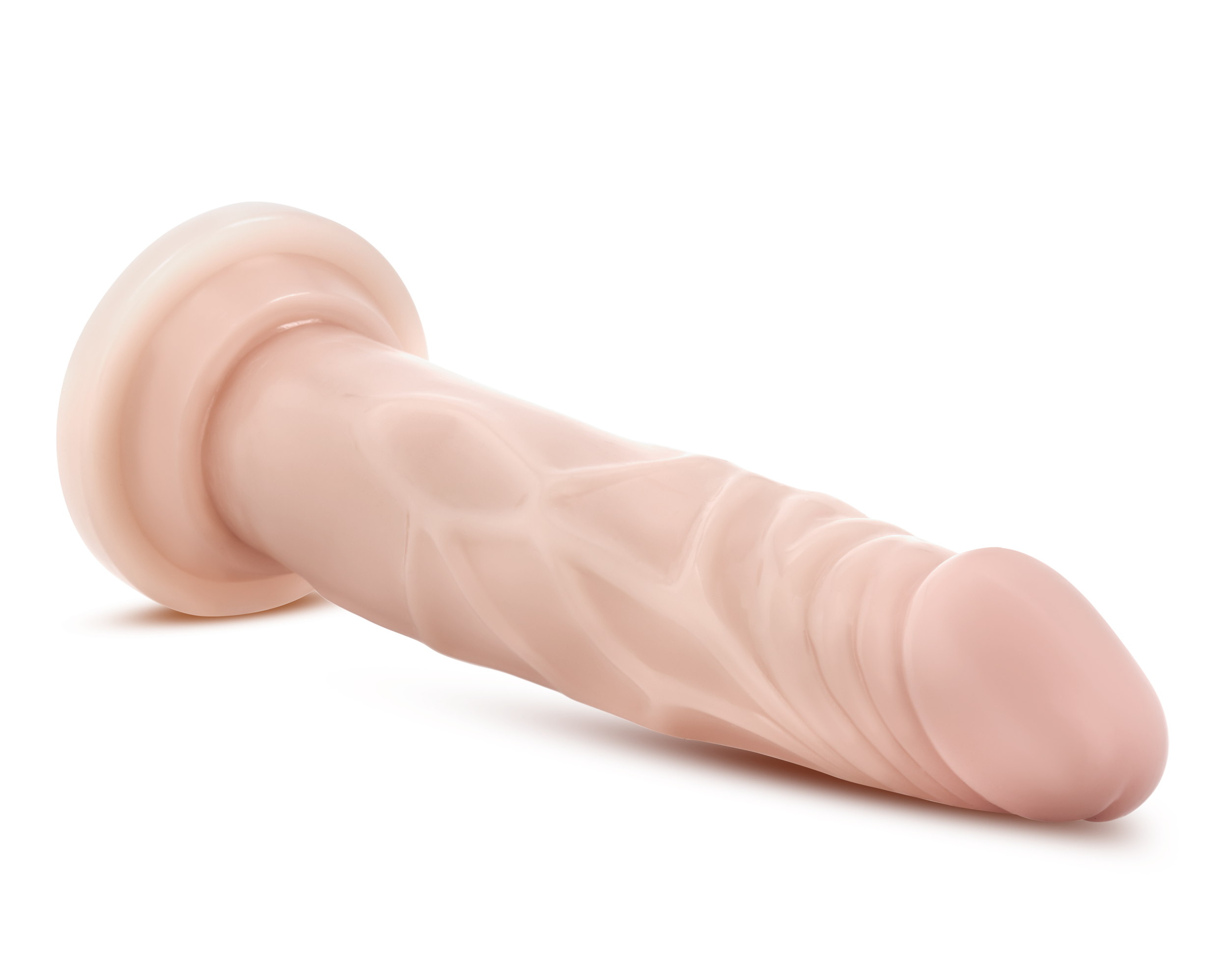 Dr. Skin Silicone - Dr. Carter - 7 Inch Dong With Suction Cup - Vanilla