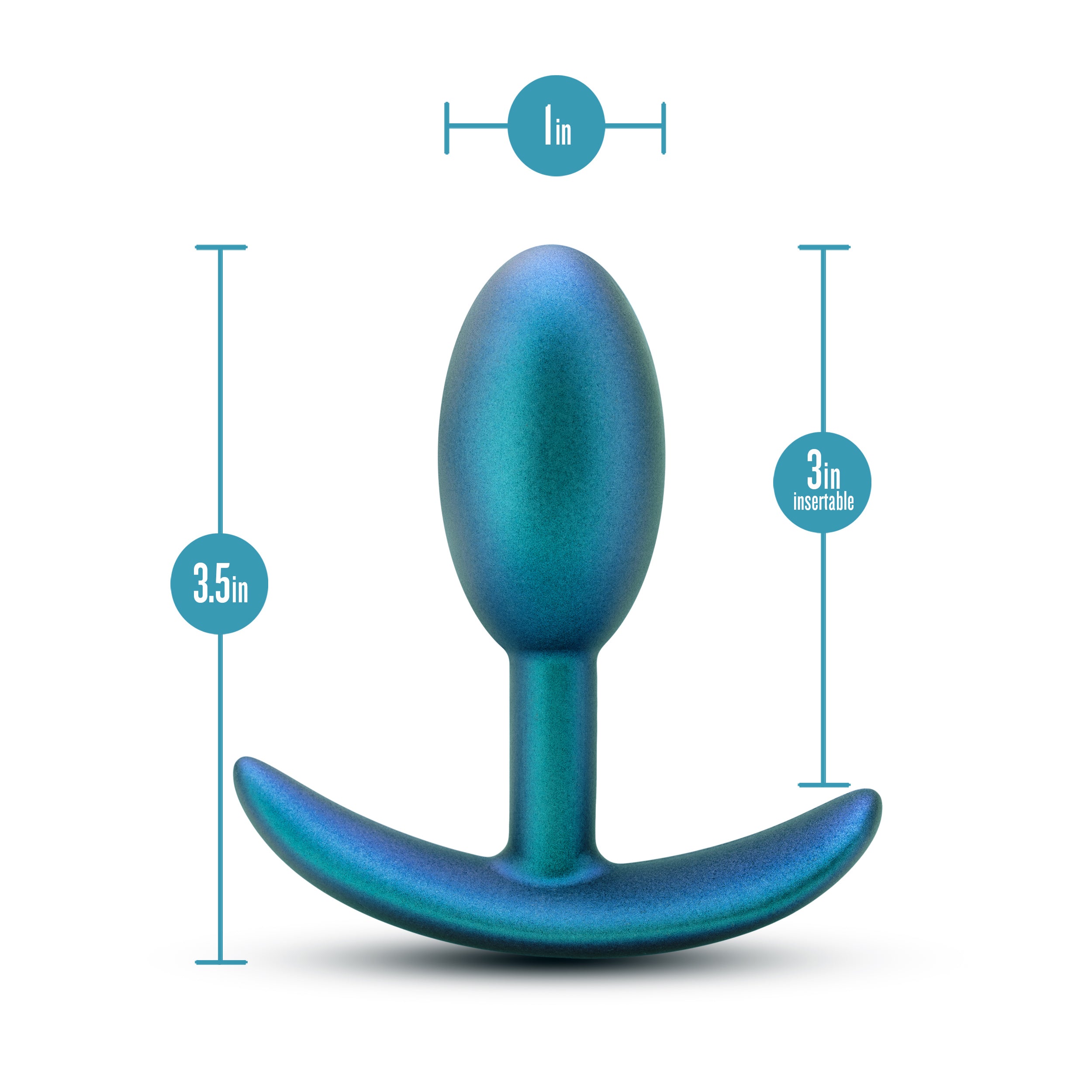 Anal Adventures Matrix - Nebula Plug - Lunar Blue-6