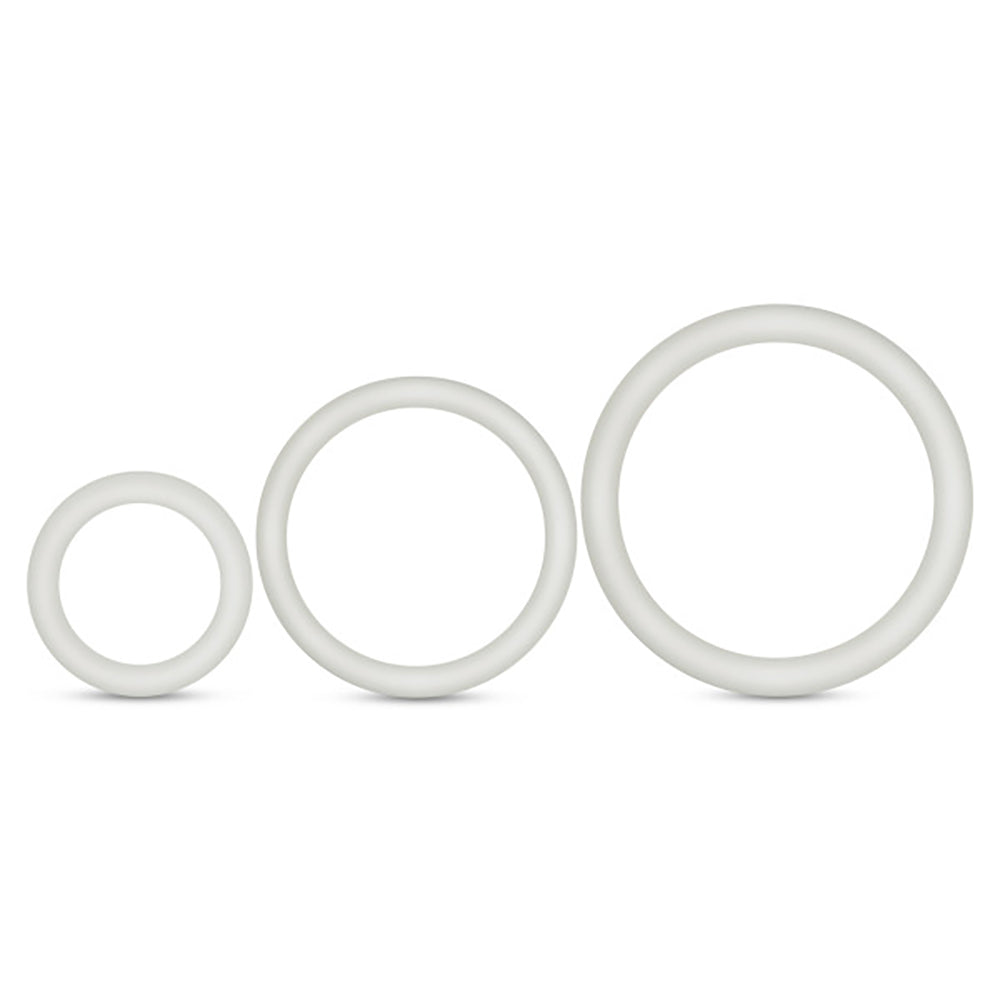 Performance - Vs4 Pure Premium Silicone Cockring Set - White