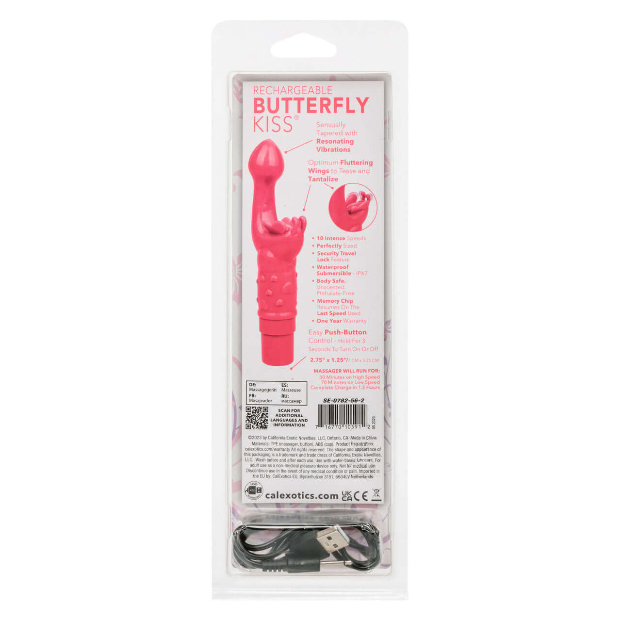 Rechargeable Butterfly Kiss - Pink-6