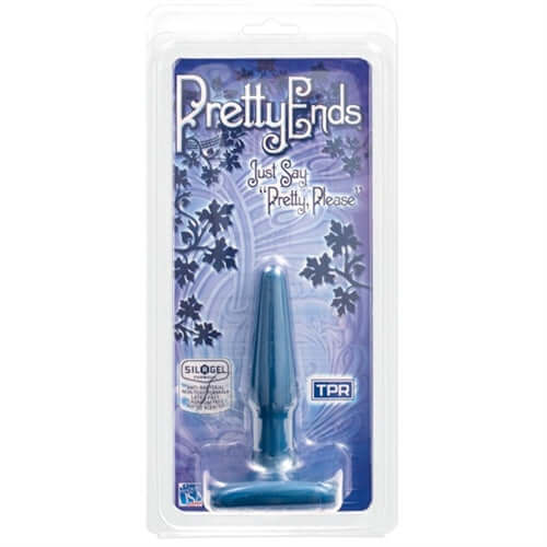 Pretty Ends Iridescent Butt Plugs - Small - Midnight Blue-0