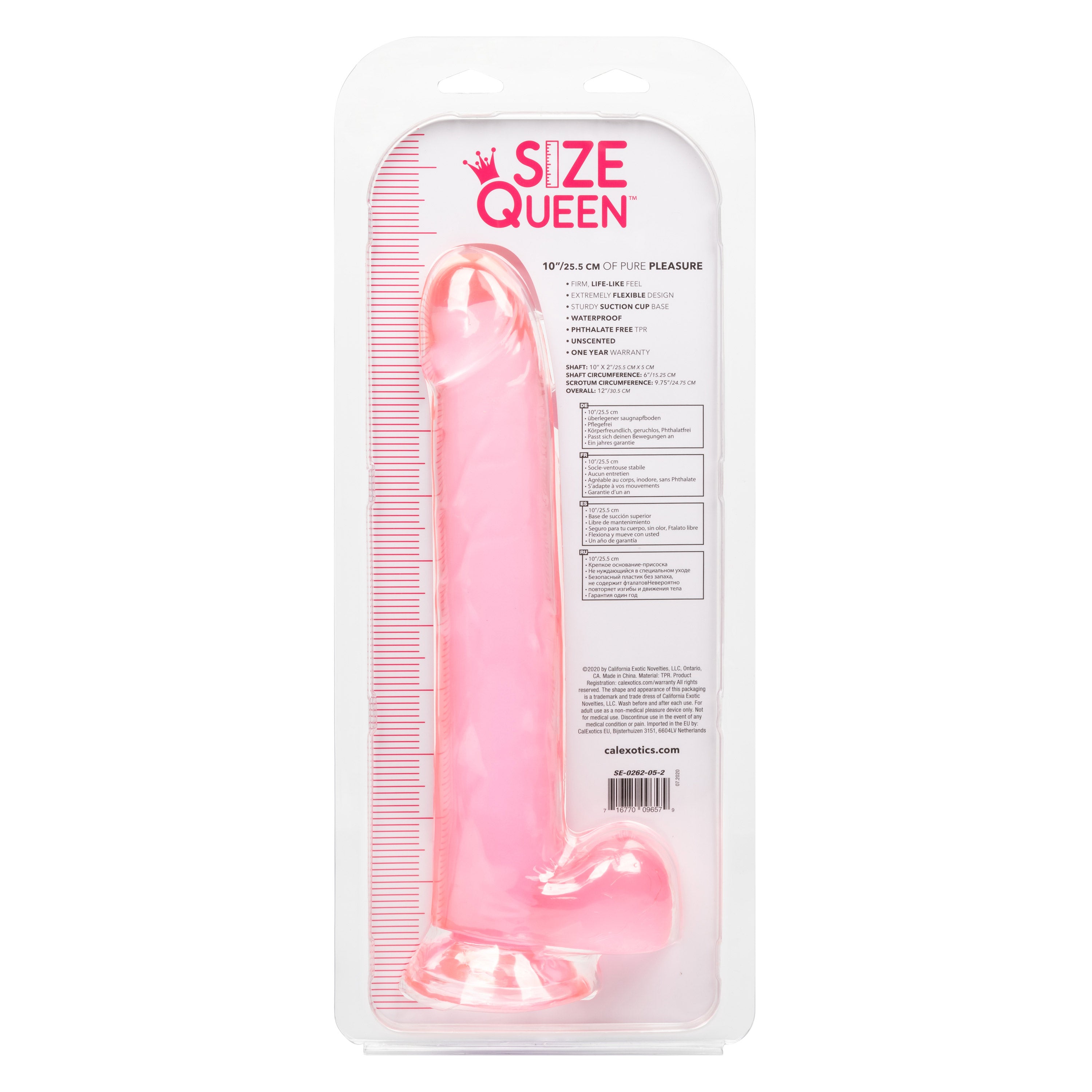 Size Queen 10 Inch - Pink