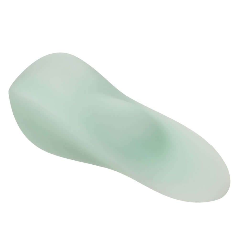 Pacifica Bali Massager - Green Curved Teaser for Intense Fluttering Stimulation and Enhanced Pleasure