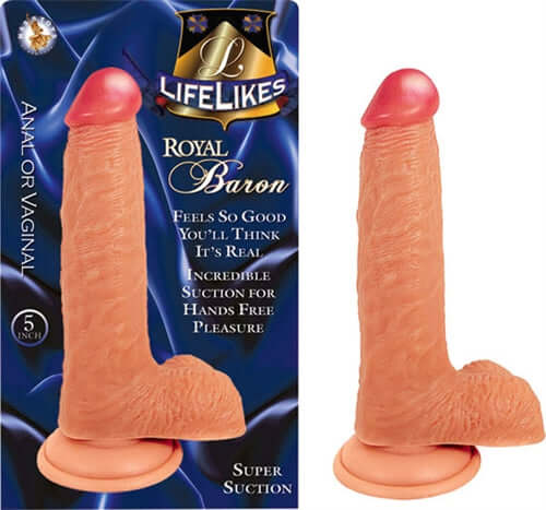 Lifelike Flesh Royal Baron 5 Inch-0