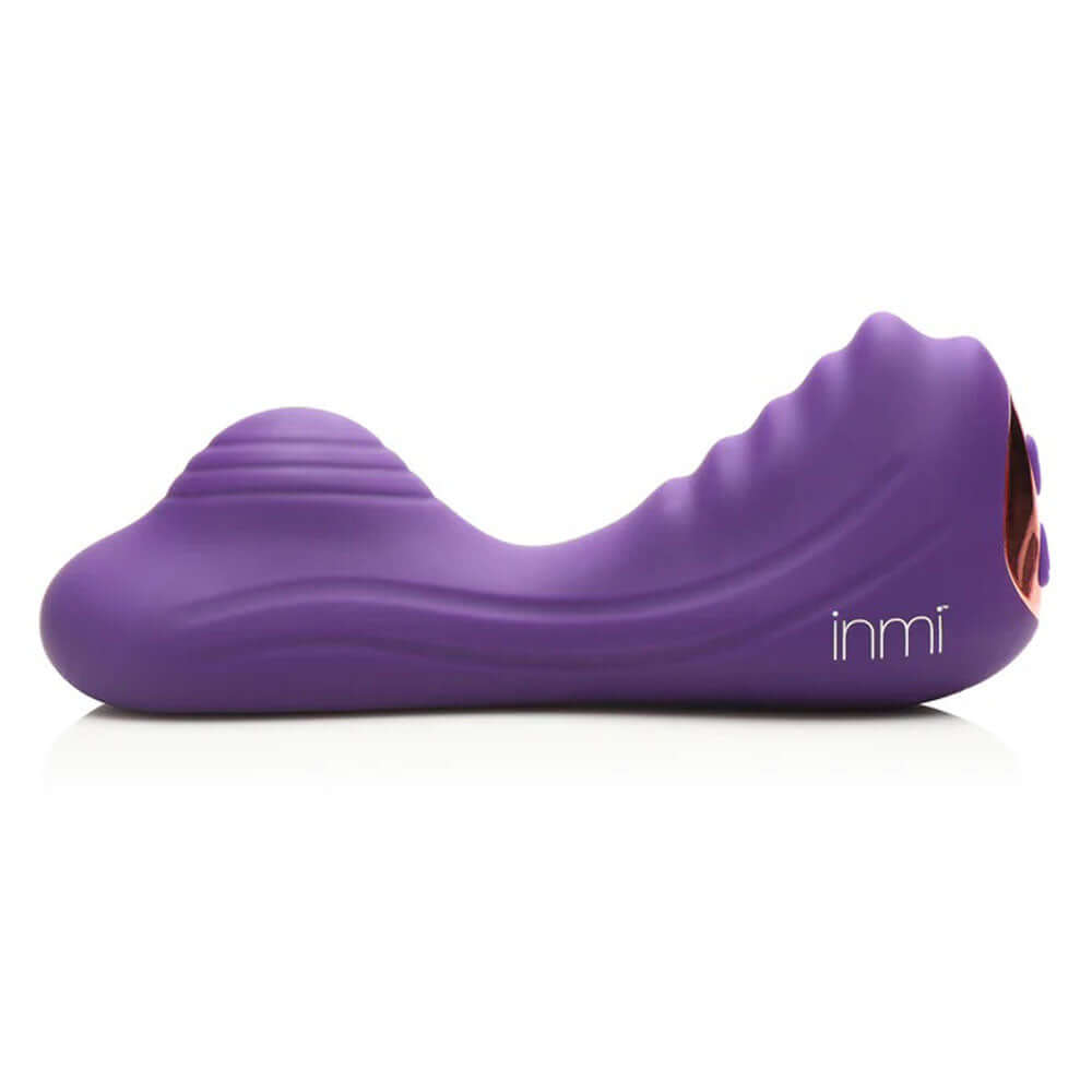 Vibrating Silicone Grinder in Purple, designed for hands-free pleasure with 3 speed and 7 vibration patterns, phthalate-free.