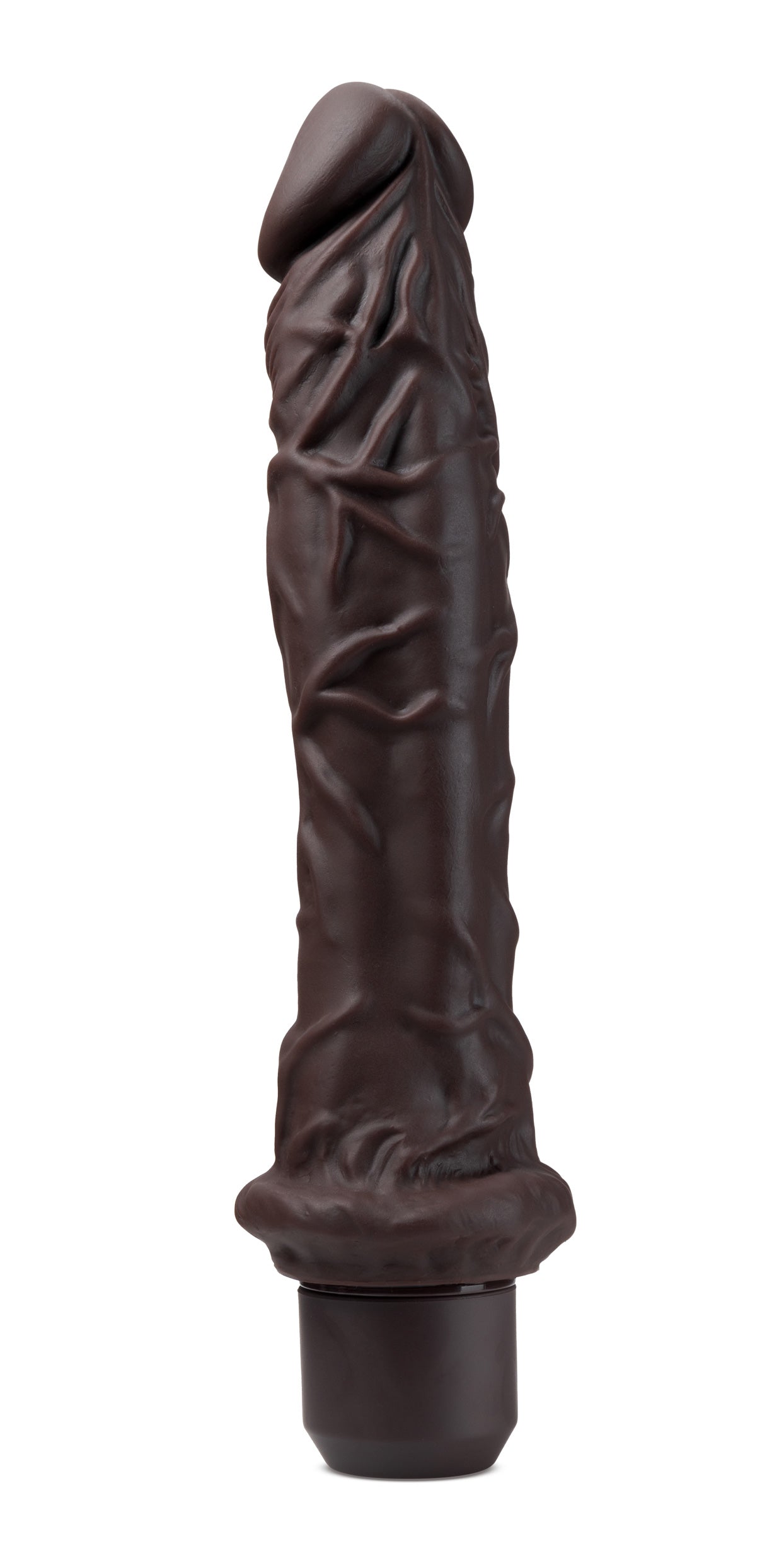 Dr. Skin Silicone - Dr. Richard - 9 Inch Vibrating Dildo - Brown