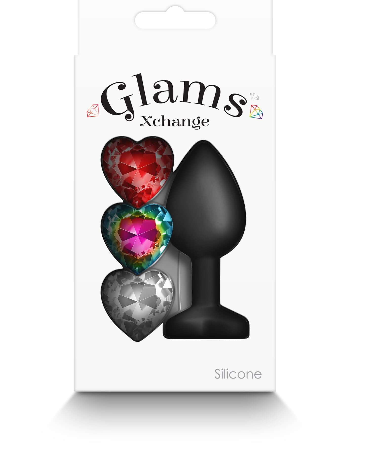 Glams Xchange Heart - Small - Black-1