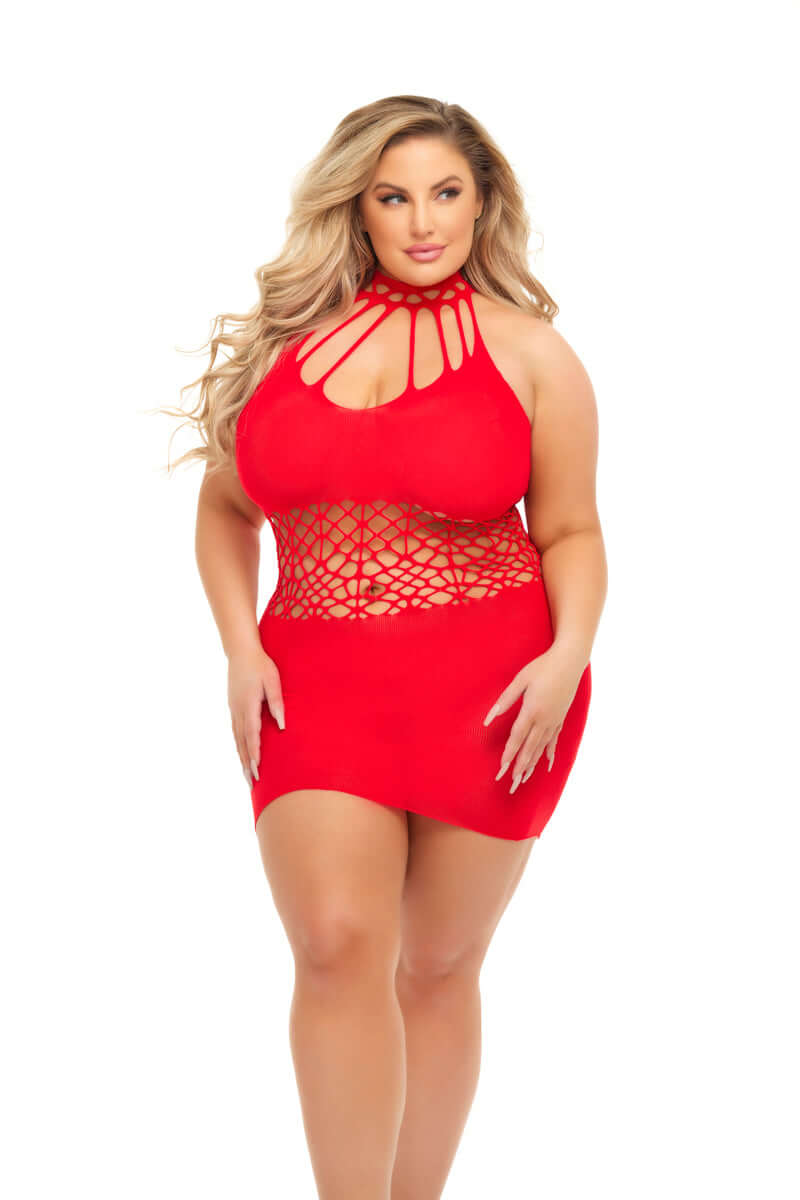 Rich B Phase Dress - Queen Size - Red-1