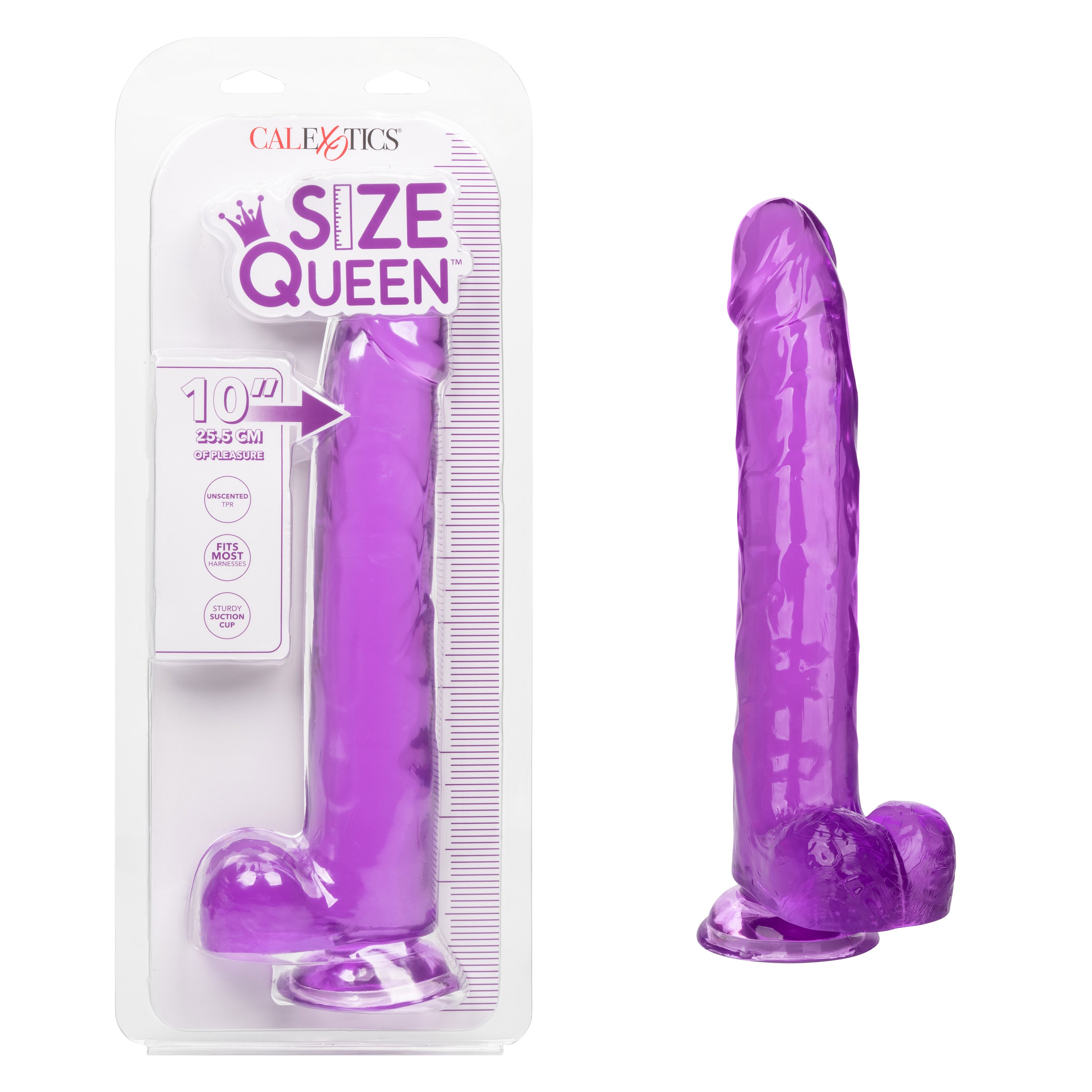 Size Queen 10 Inch- Purple