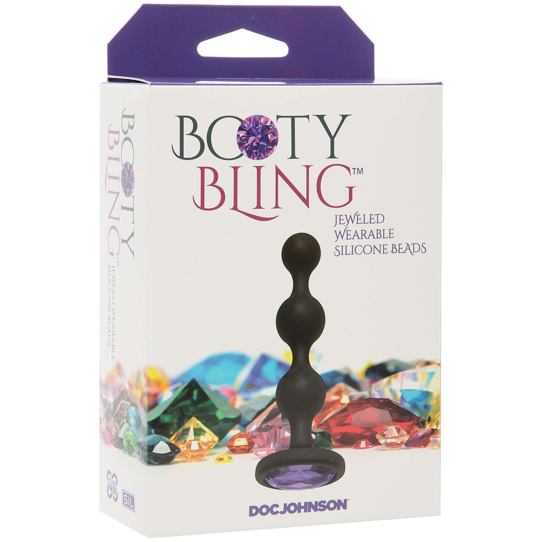 Booty Bling - Wearable Silicone Beads - Purple-1