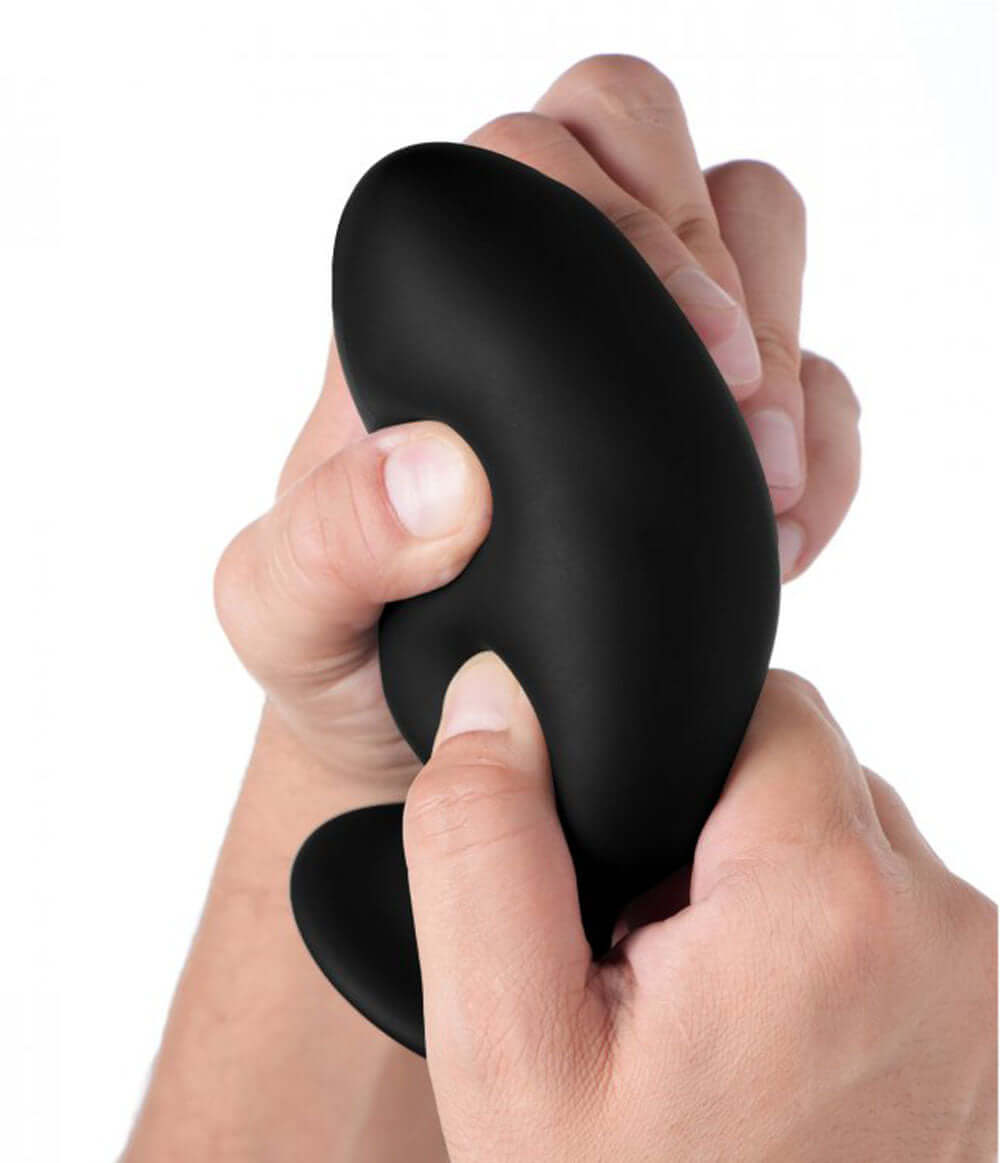 Squeezable Silicone Anal Plug - Medium-3