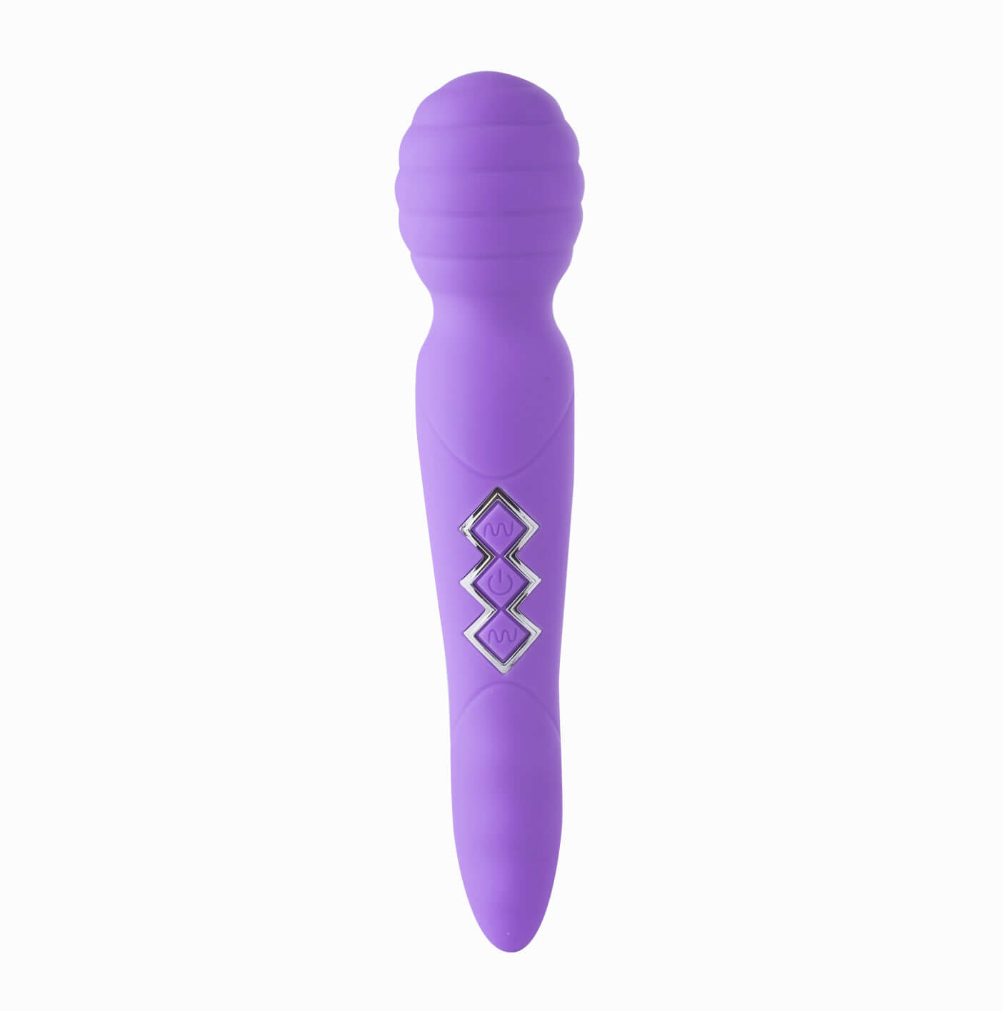 Zoe Twisty Dual Vibrating Pleasure Wand - Purple-4