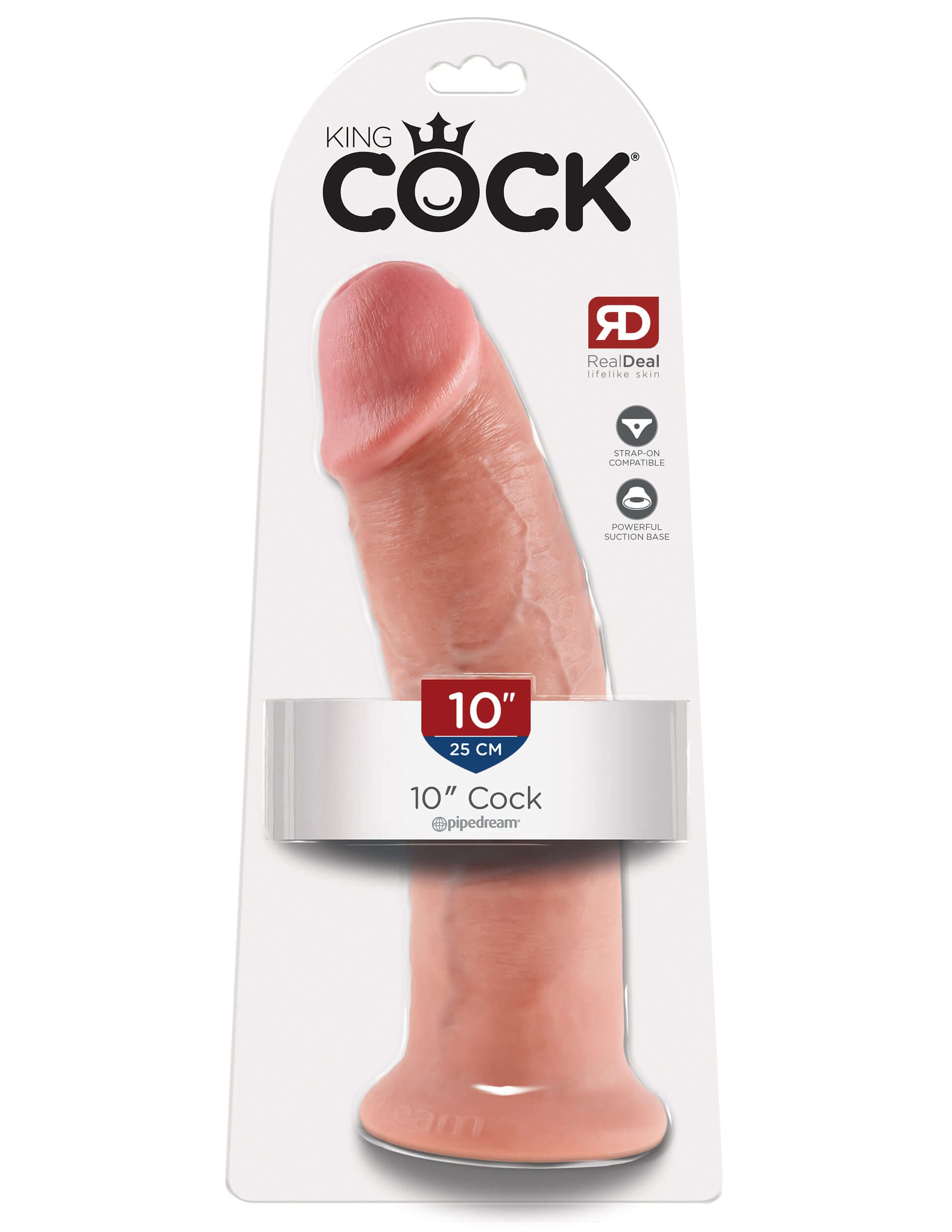 King Cock 10-Inch Cock - Flesh-4