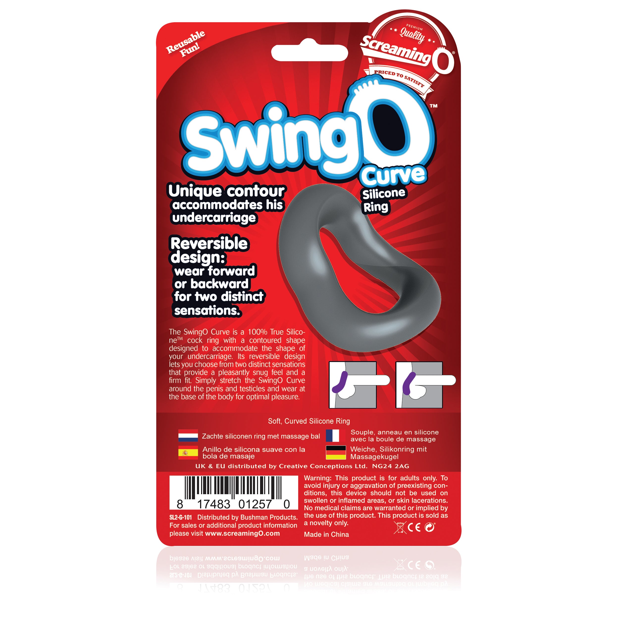 Swingo Curve - Each - Grey