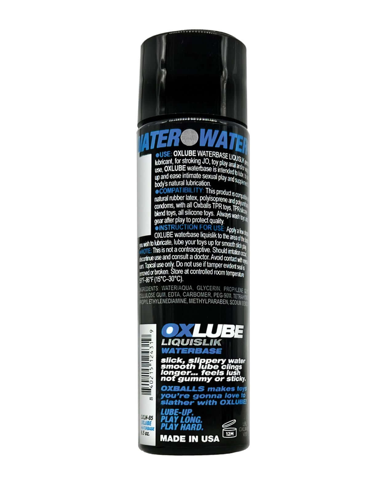 Oxlube Waterbased 8.5 Oz-0