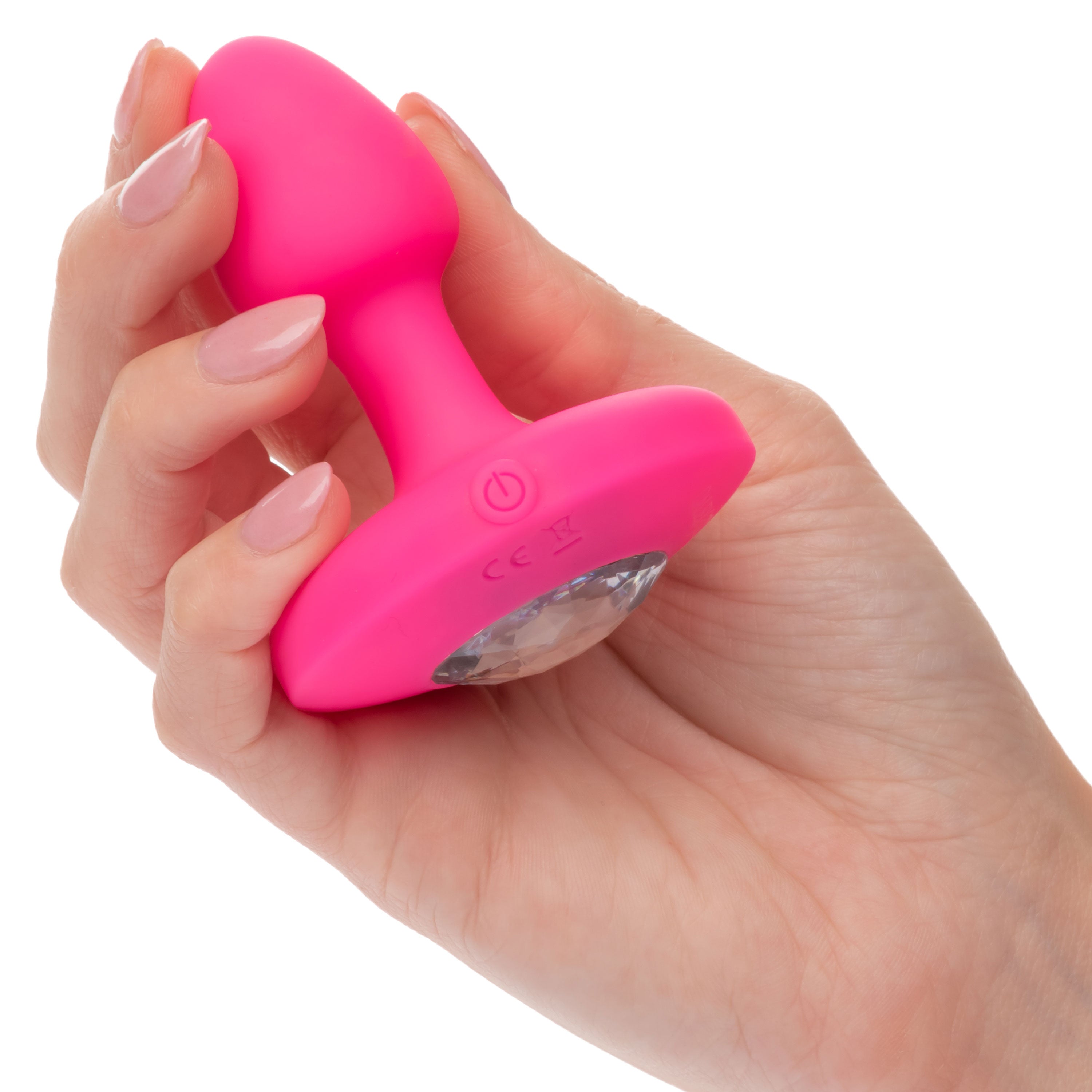 Cheeky Gems - Small Rechargeable Vibrating Probe - Pink