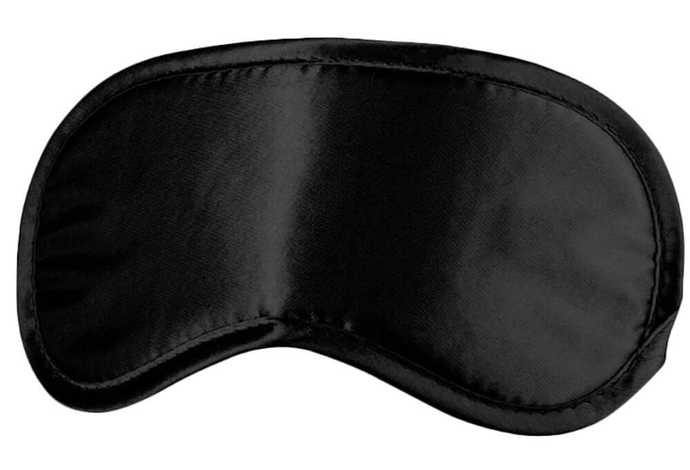 Satin Eye Mask - Black-2