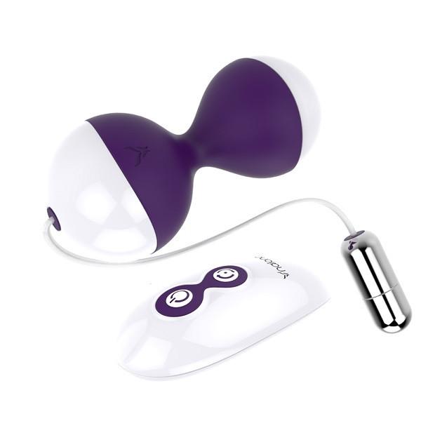 Nalone Miu Miu Purple Remote Control USB Rechargeable Vibrating Kegel Balls