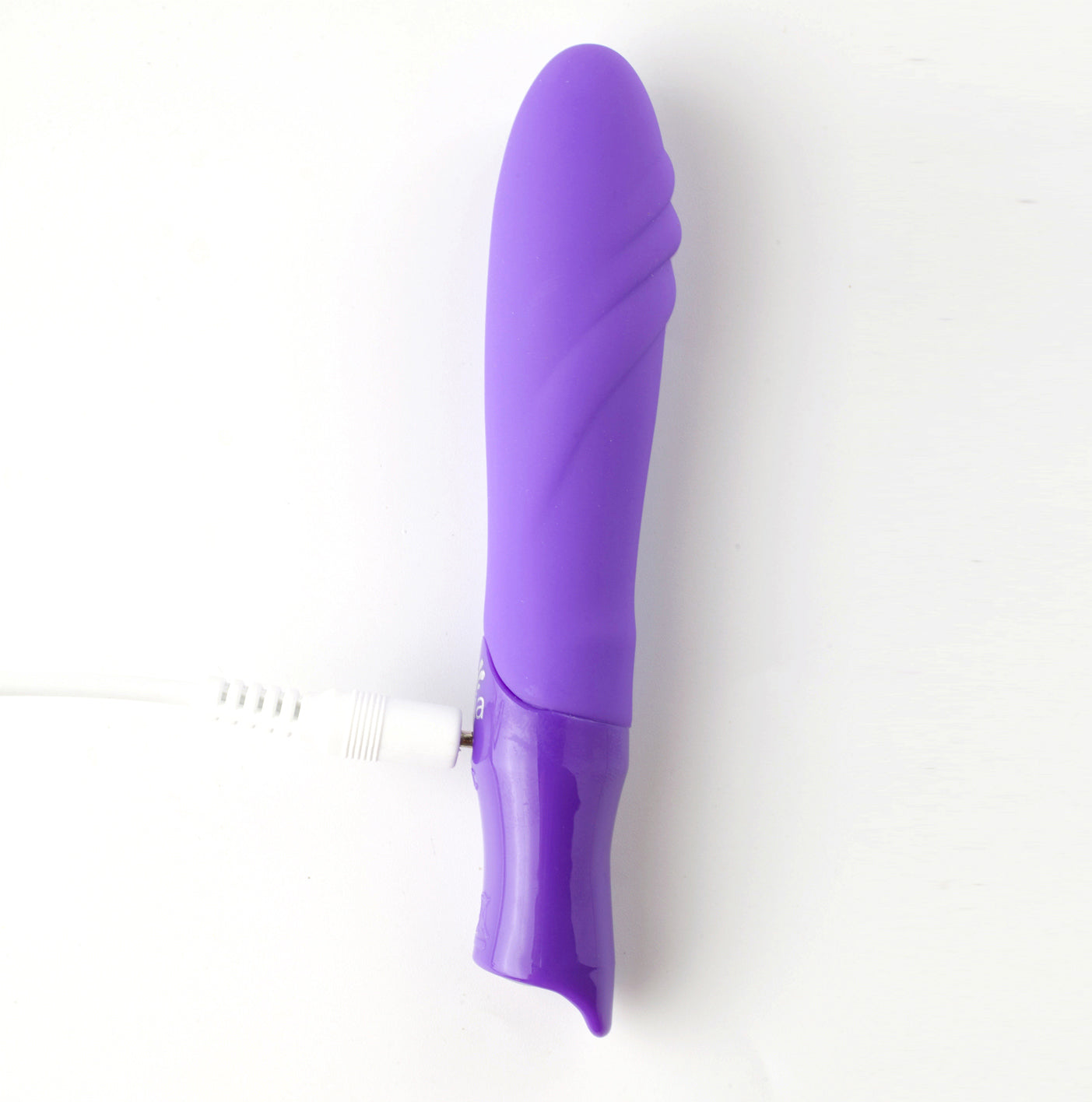 Margo Silicone Textured Bullet Vibrator - Neon  Purple-1