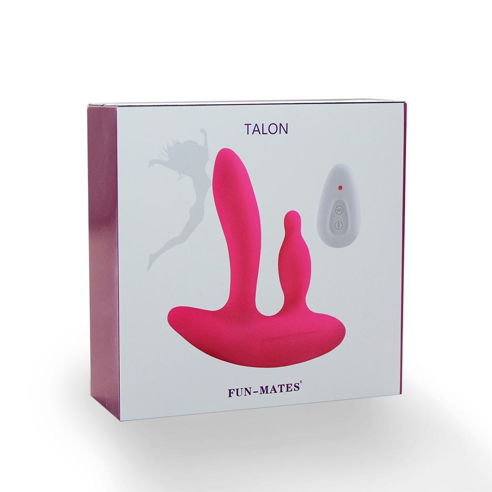 Fun-Mates Talon Premium Silicone Remote G-spot & Anal Vibrator