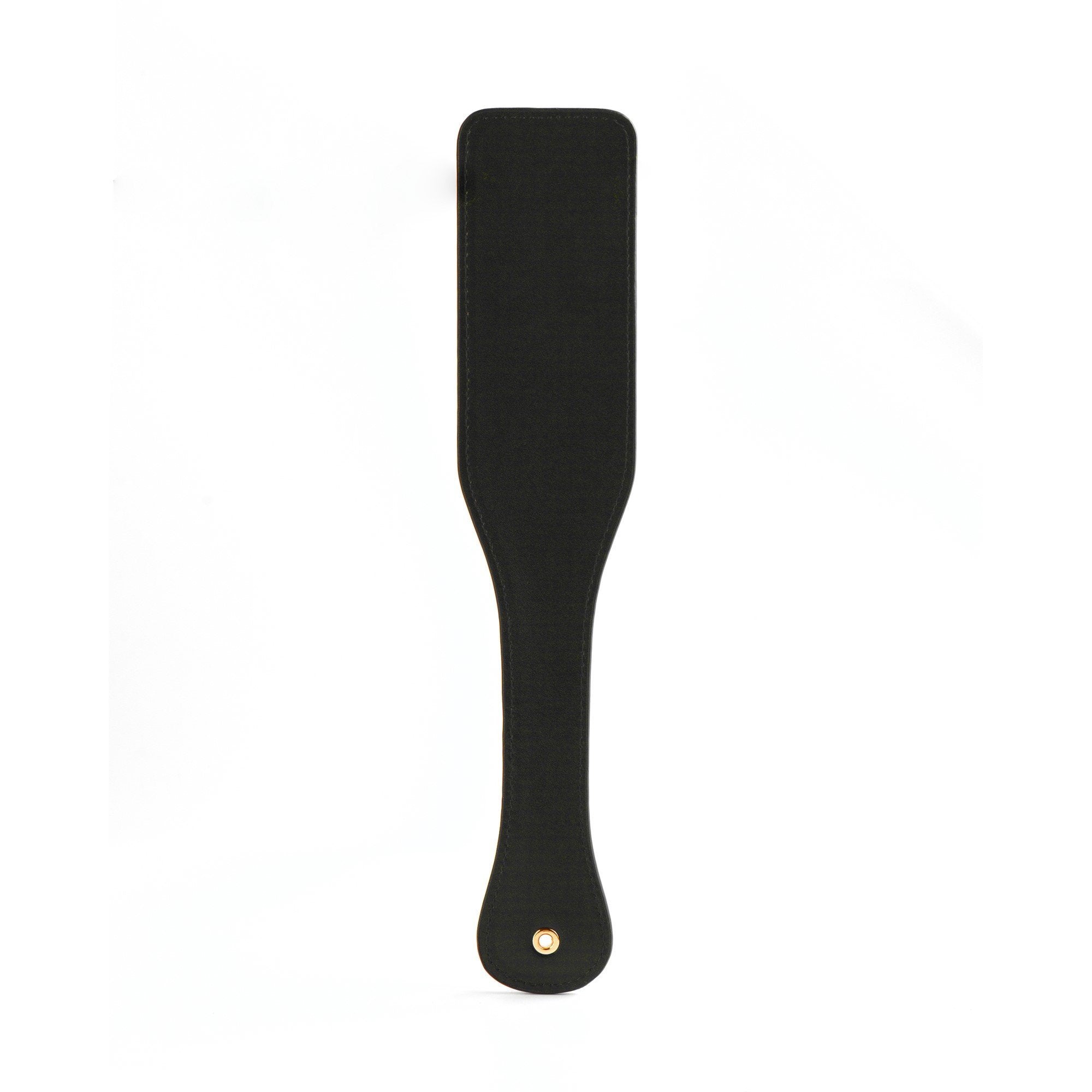 Bitch! Luxury Black Leather Paddle by UPKO