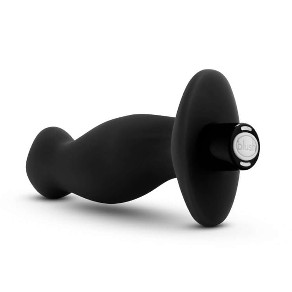 Anal Adventures - Platinum - Silicone Vibrating Prostate Massager 02 -Black-2