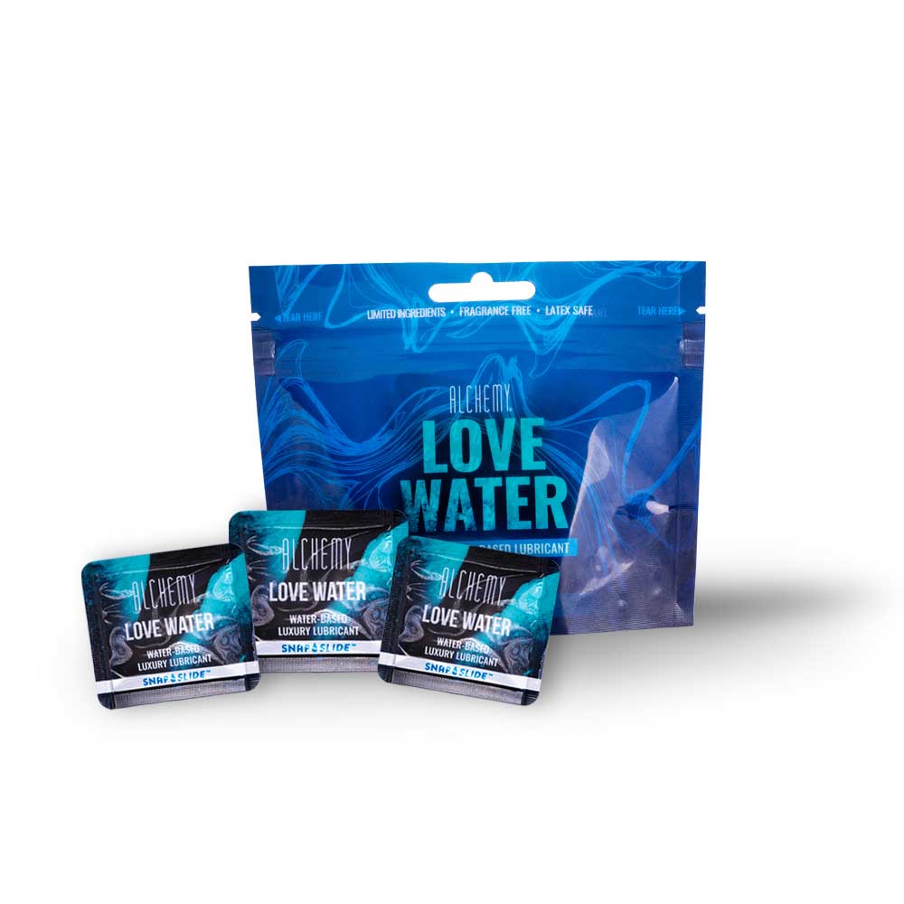 Alchemy Love Water Snap Slide Display - Water-Based Lubricant