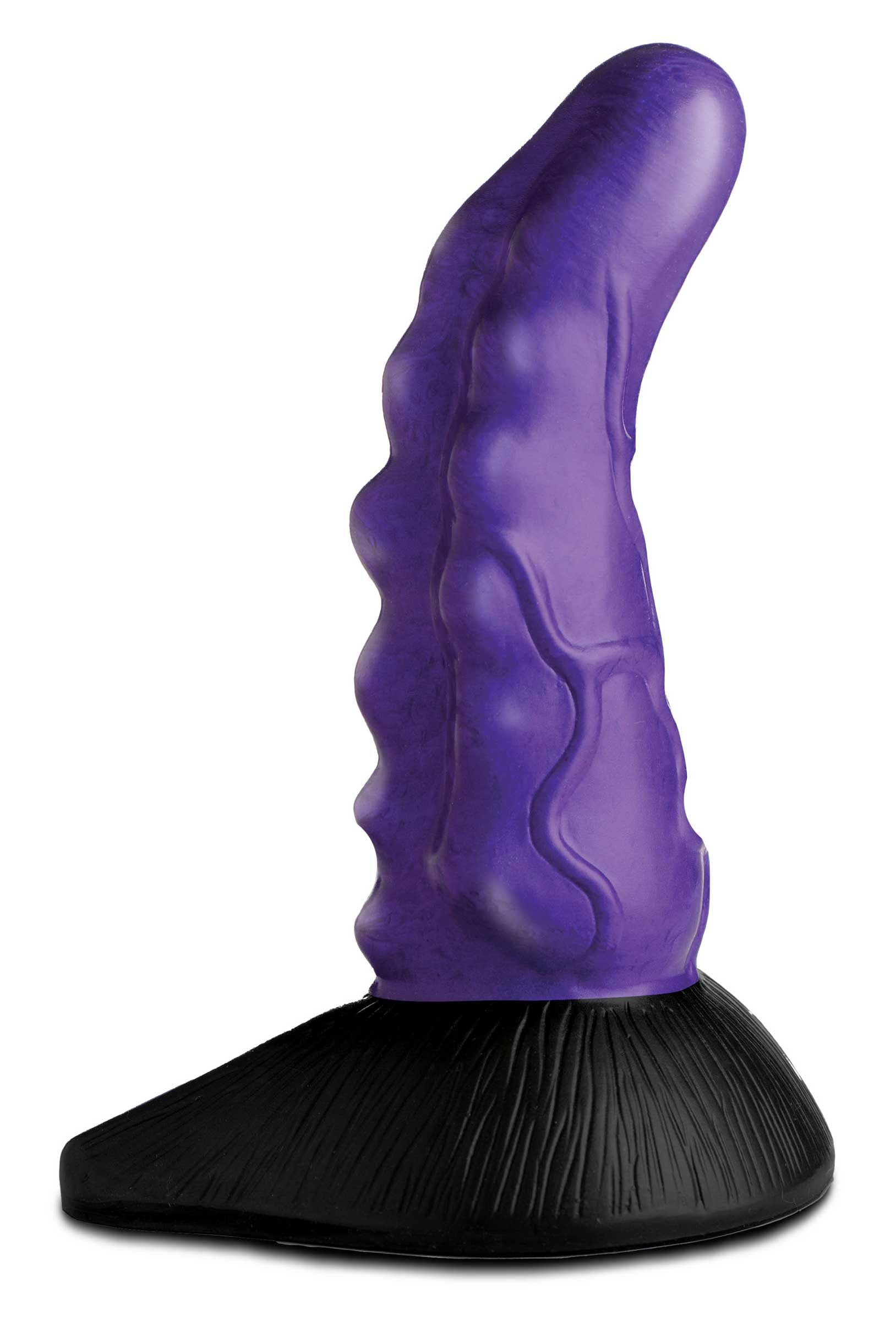 Cc Orion Invader Veiny Space Alien Silicone Dildo - Purple