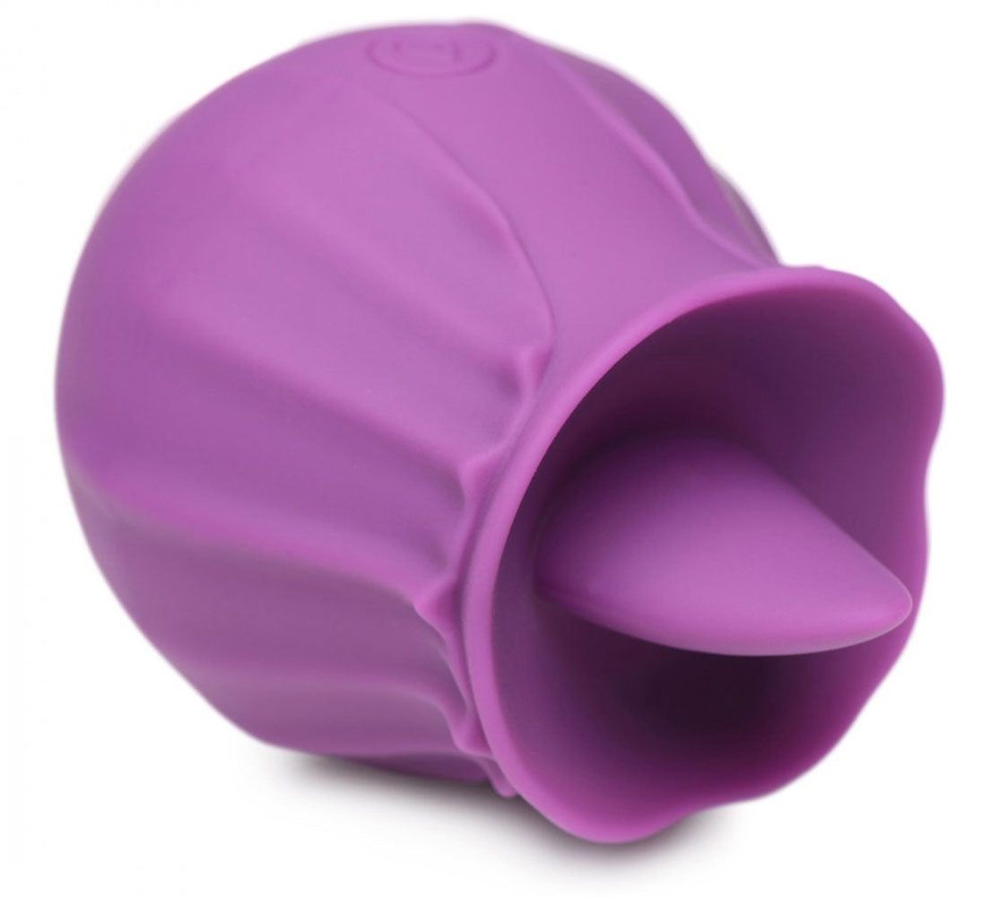 Inmi - Bloomgasm Wild Violet Licking Silicone  Stimulator - Violet