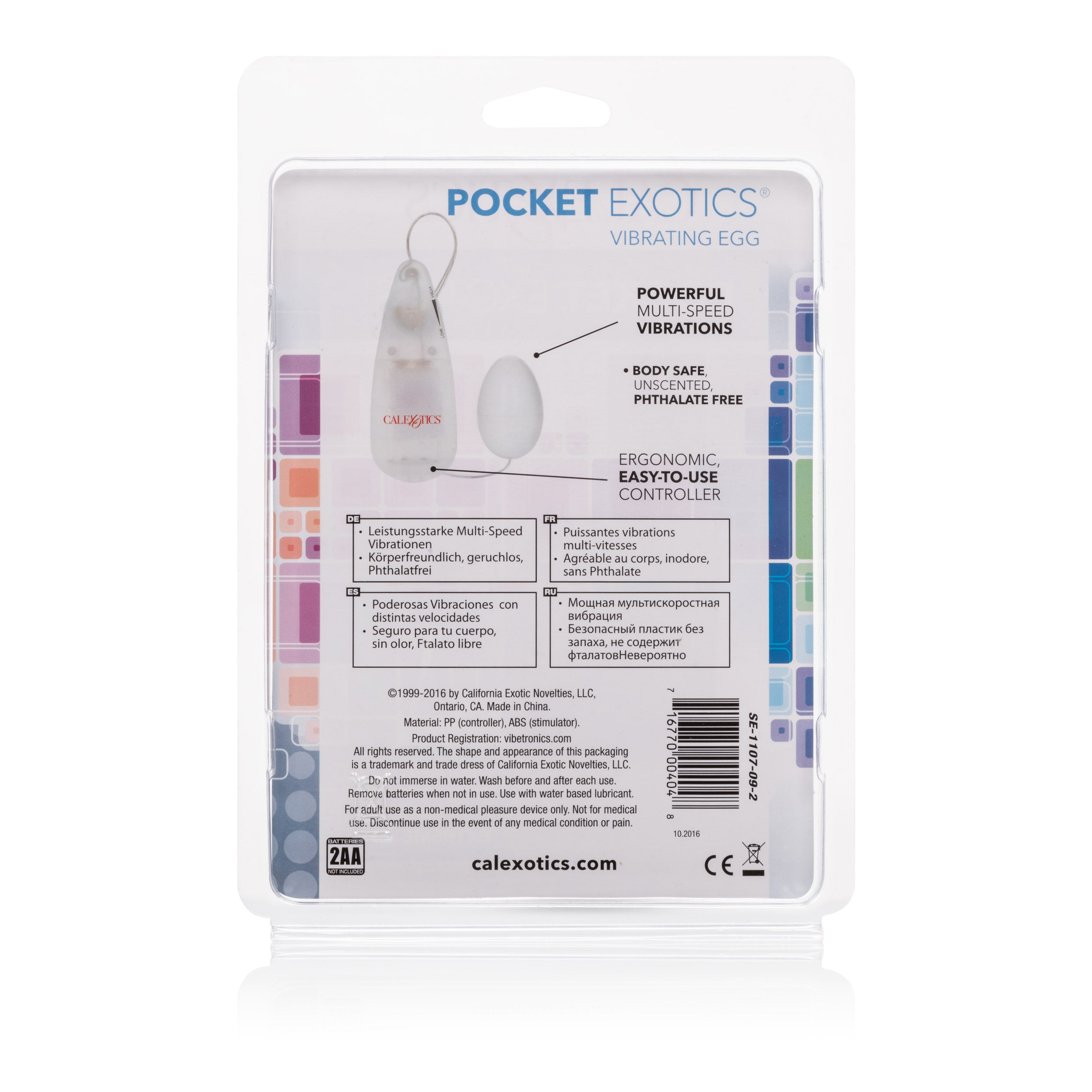 Pocket Exotics Vibrating Ivory Egg