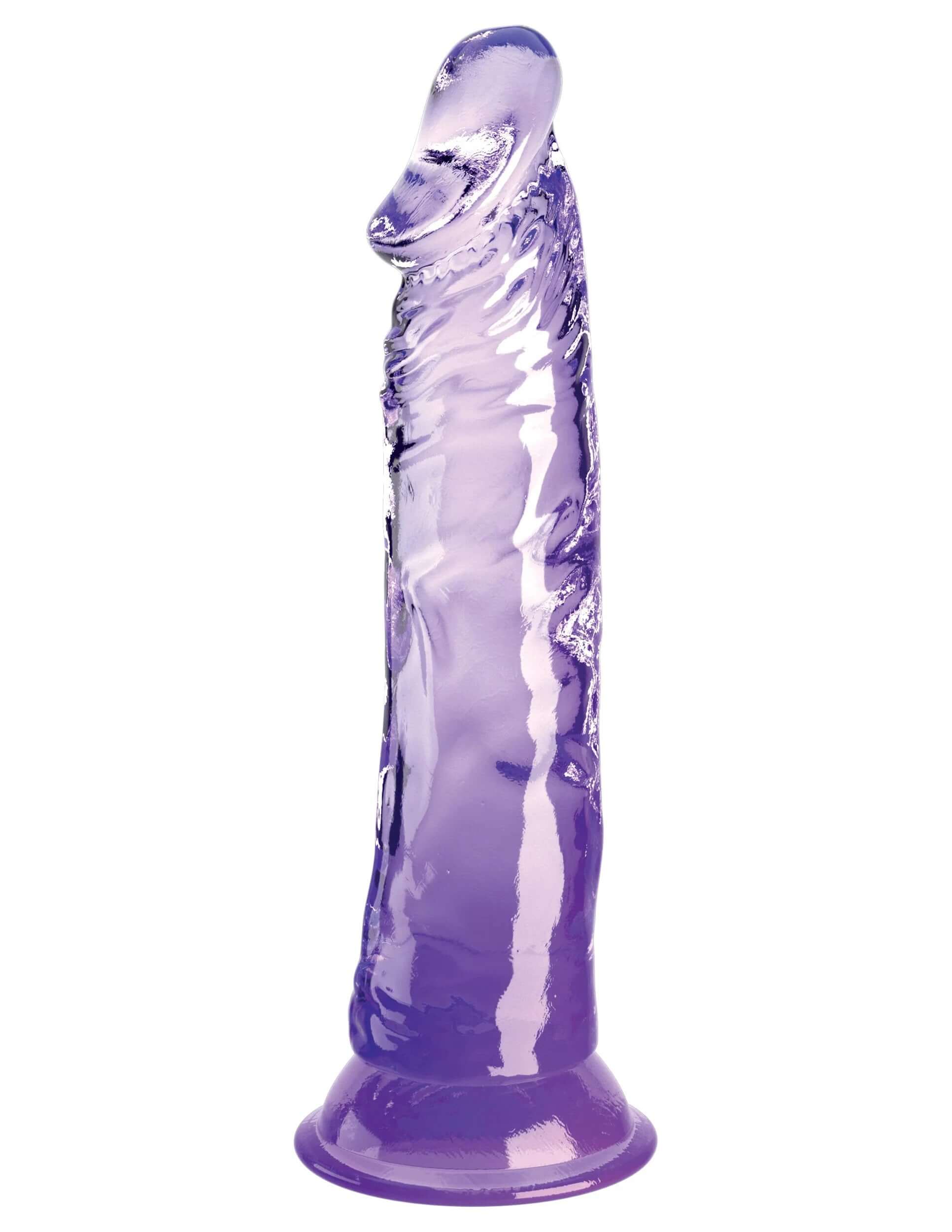 King Cock Clear 8 Inch - Purple-1