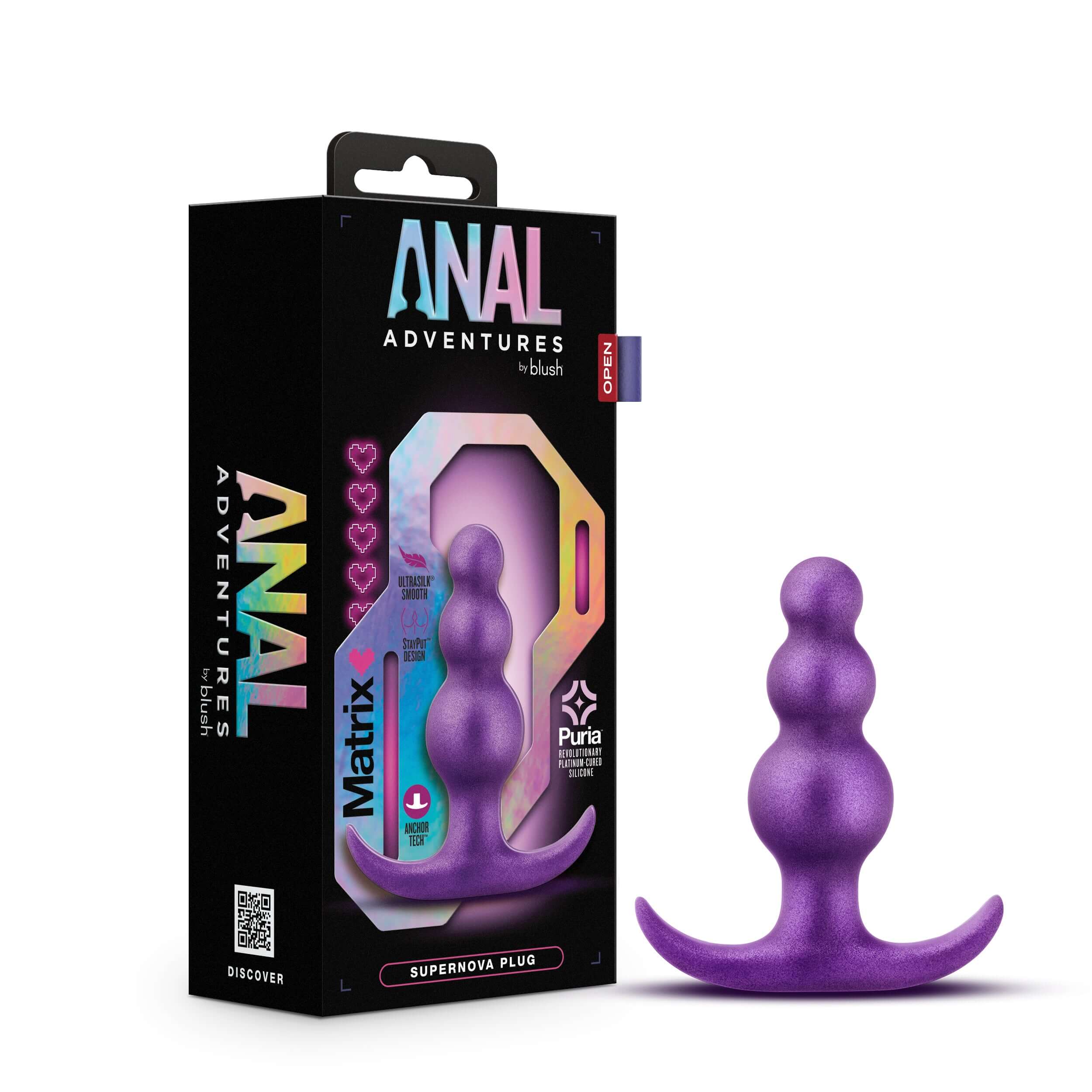 Anal Adventures Matrix - Supernova Plug - Galactic Purple-4