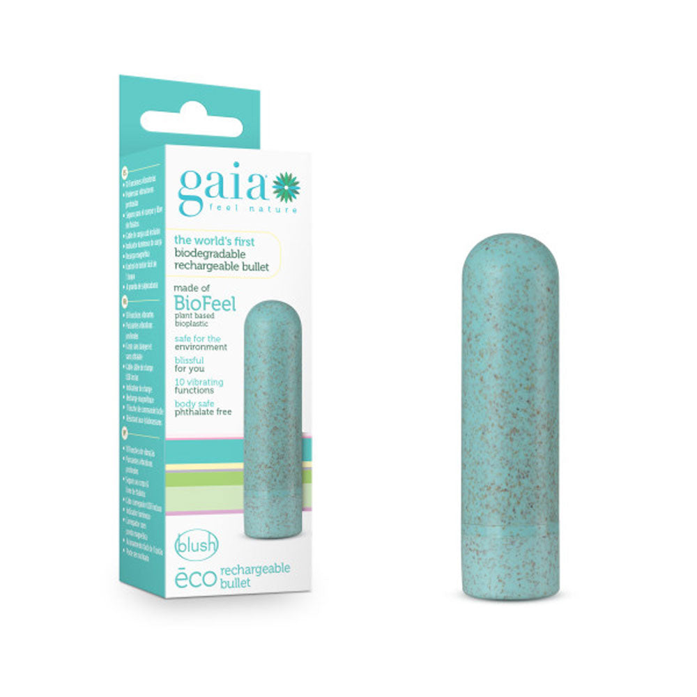 Gaia – Eco Rechargeable Bullet - Aqua