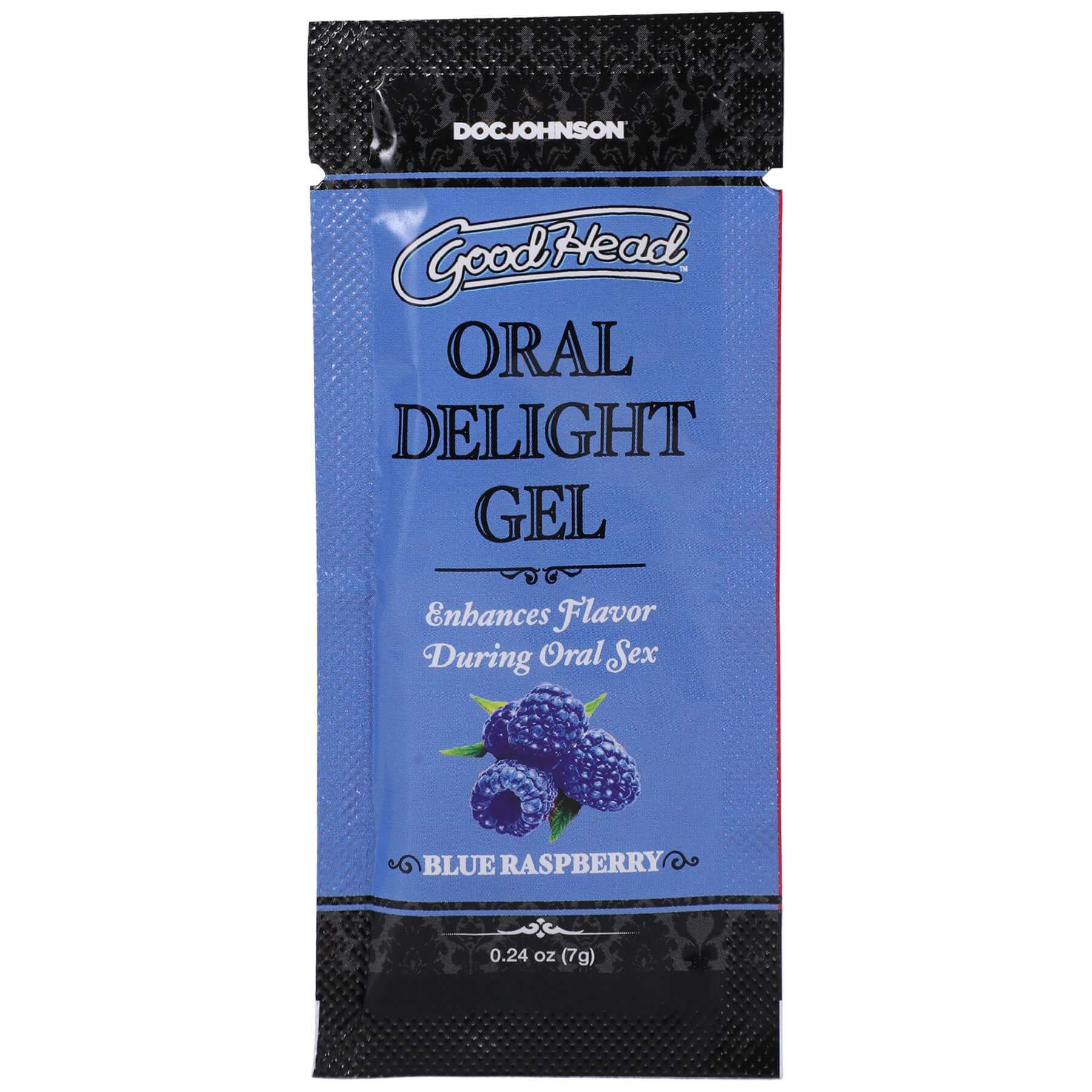 Goodhead - Oral Delight Gel - Blue Raspberry - 0.24 Oz-0