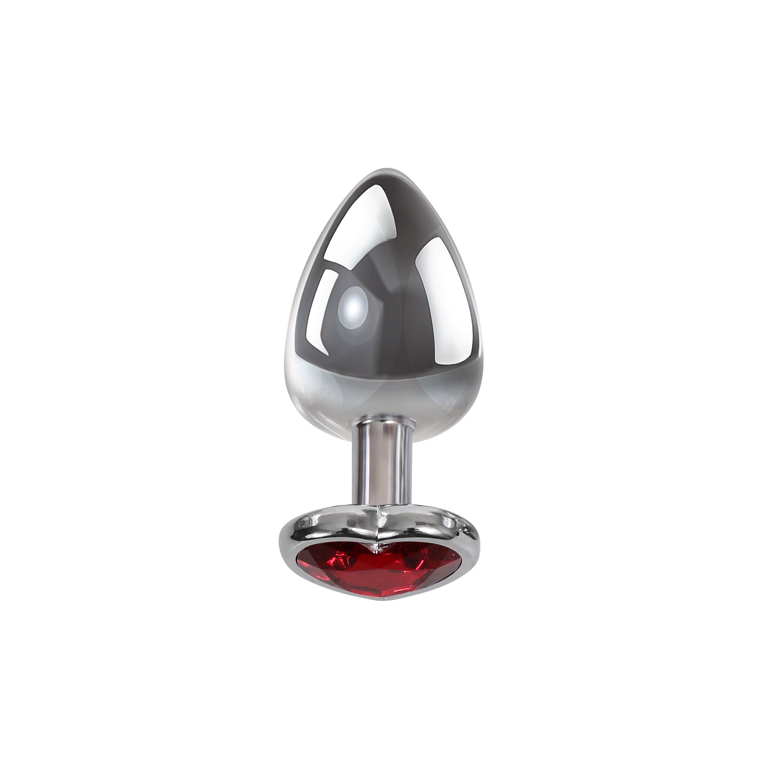 Medium Red Heart Gem Anal Plug