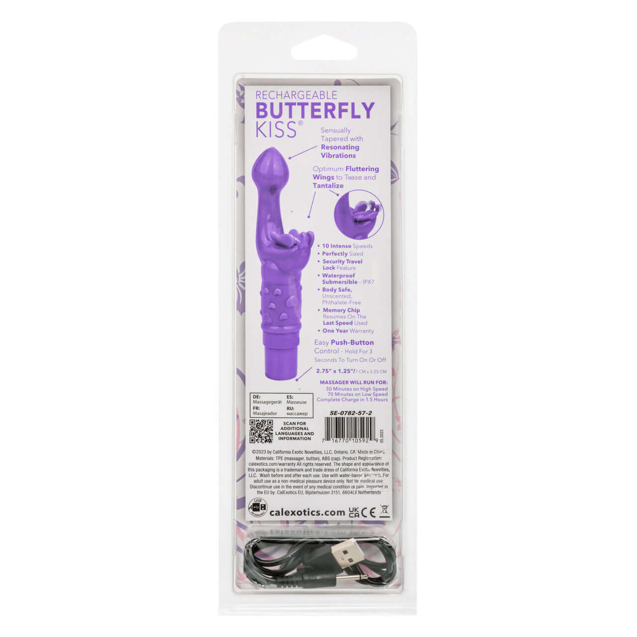 Rechargeable Butterfly Kiss - Purple-6