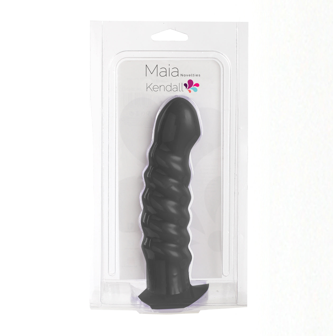 Kendall Silicone Dong Swirled Satin Finish - Black-1