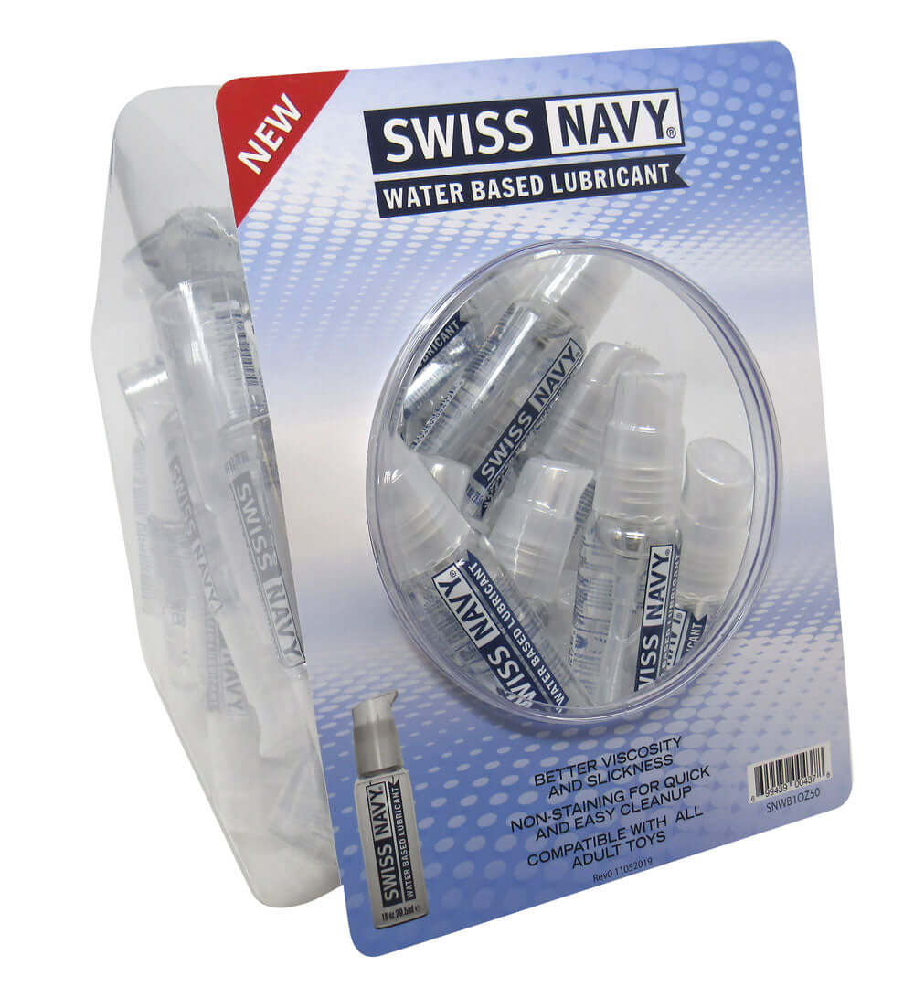 Swiss Navy Water-Based 1oz 50ct Fishbowl-0