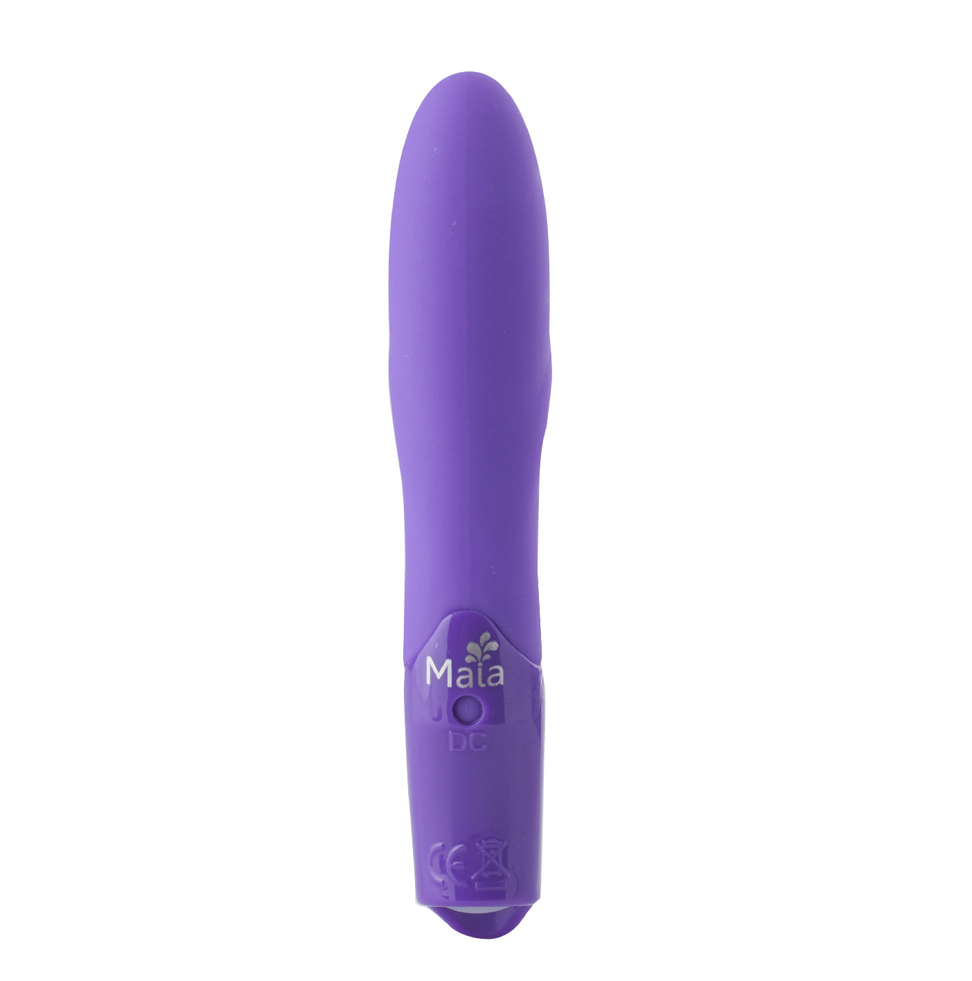 Margo Silicone Textured Bullet Vibrator - Neon  Purple-0