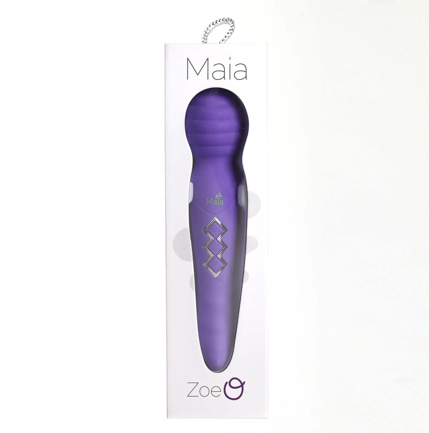 Zoe Twisty Dual Vibrating Pleasure Wand - Purple-3