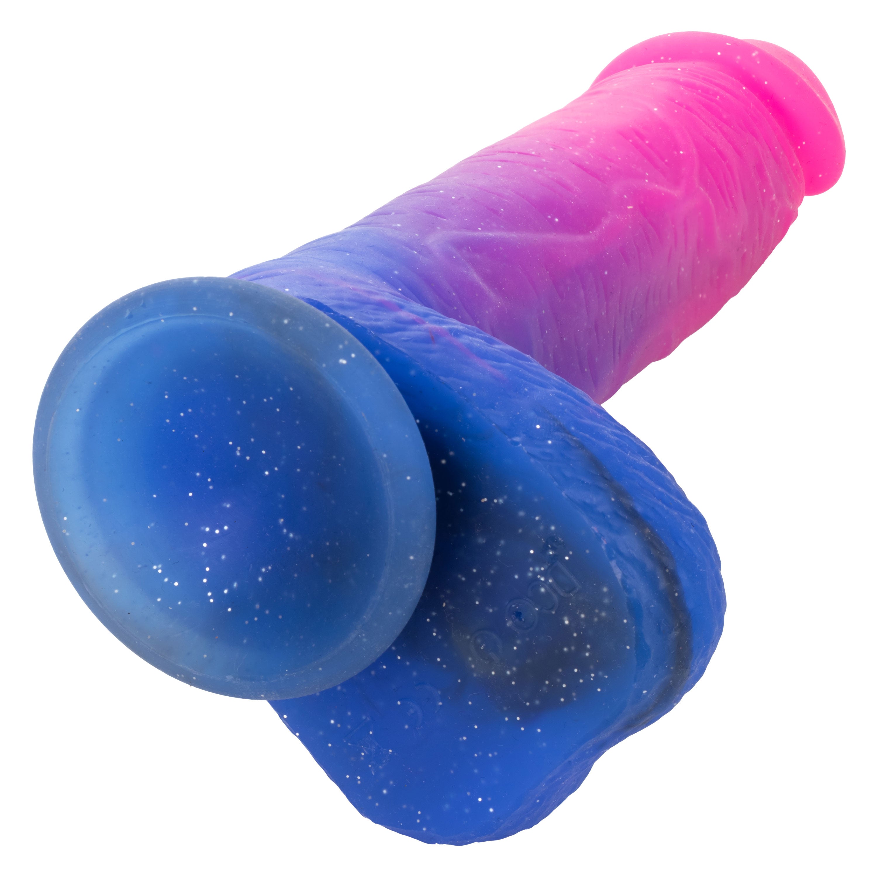 Naughty Bits Ombre Hombre XL Vibrating Dildo -  -  Pink/purple