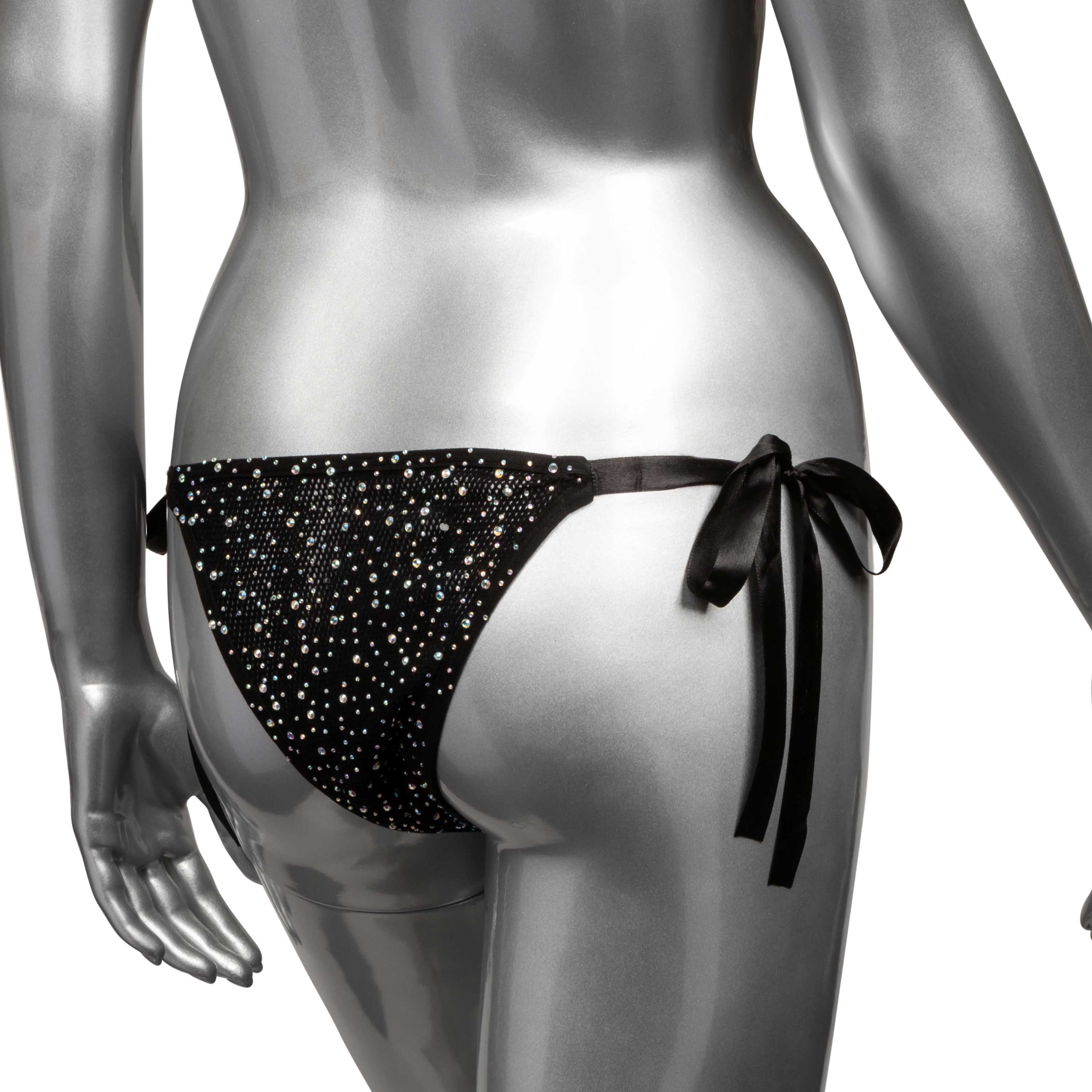 Radiance Side-Tie Panties - Black-7