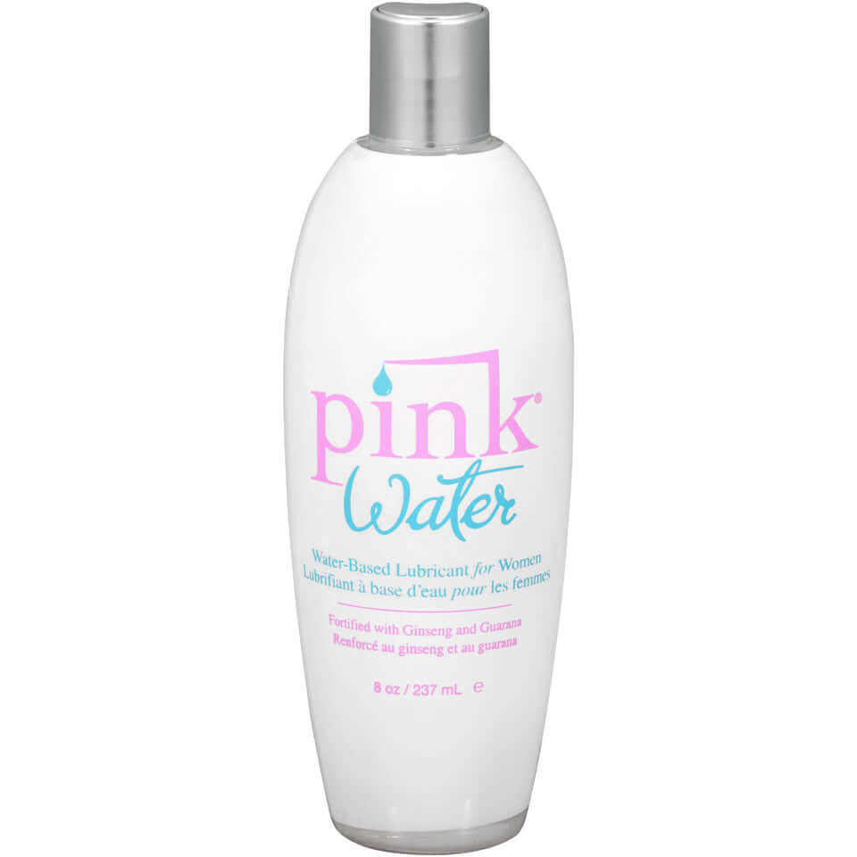 Pink Water Based Lubricant for Women 8 Oz Flip Top Bottle-0