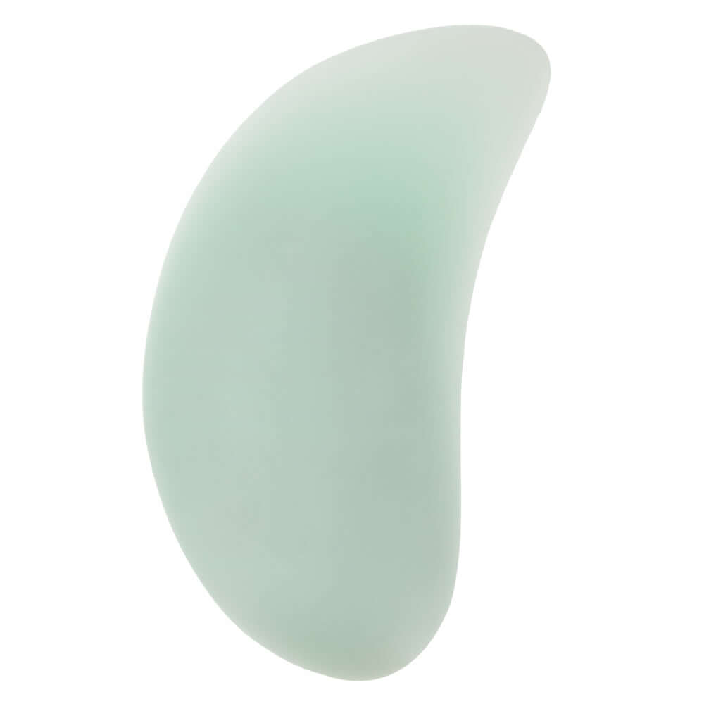 Pacifica Bali Massager - Green elegant curved teaser for intense fluttering stimulation handcrafted for enhanced pleasure