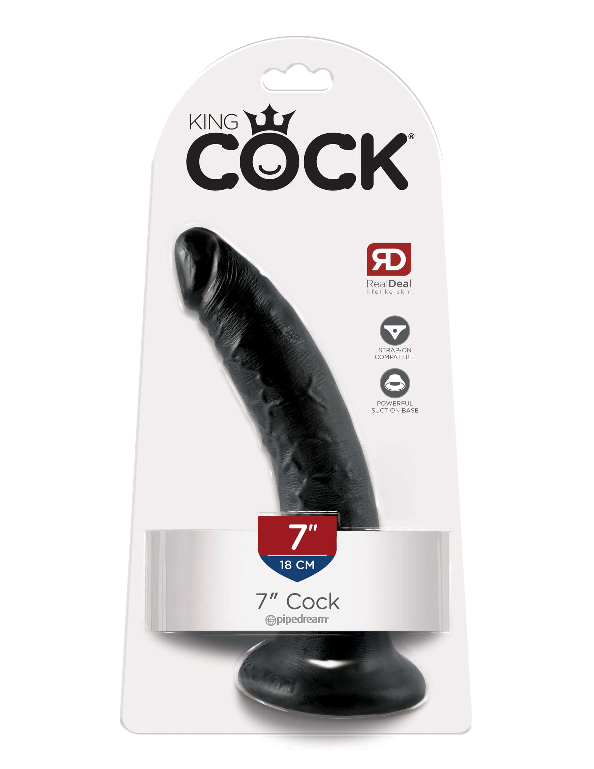 King Cock 7-Inch Cock - Black-4