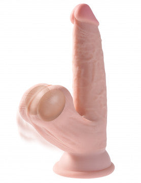 6 Inch Triple Density Cock With Swinging Balls