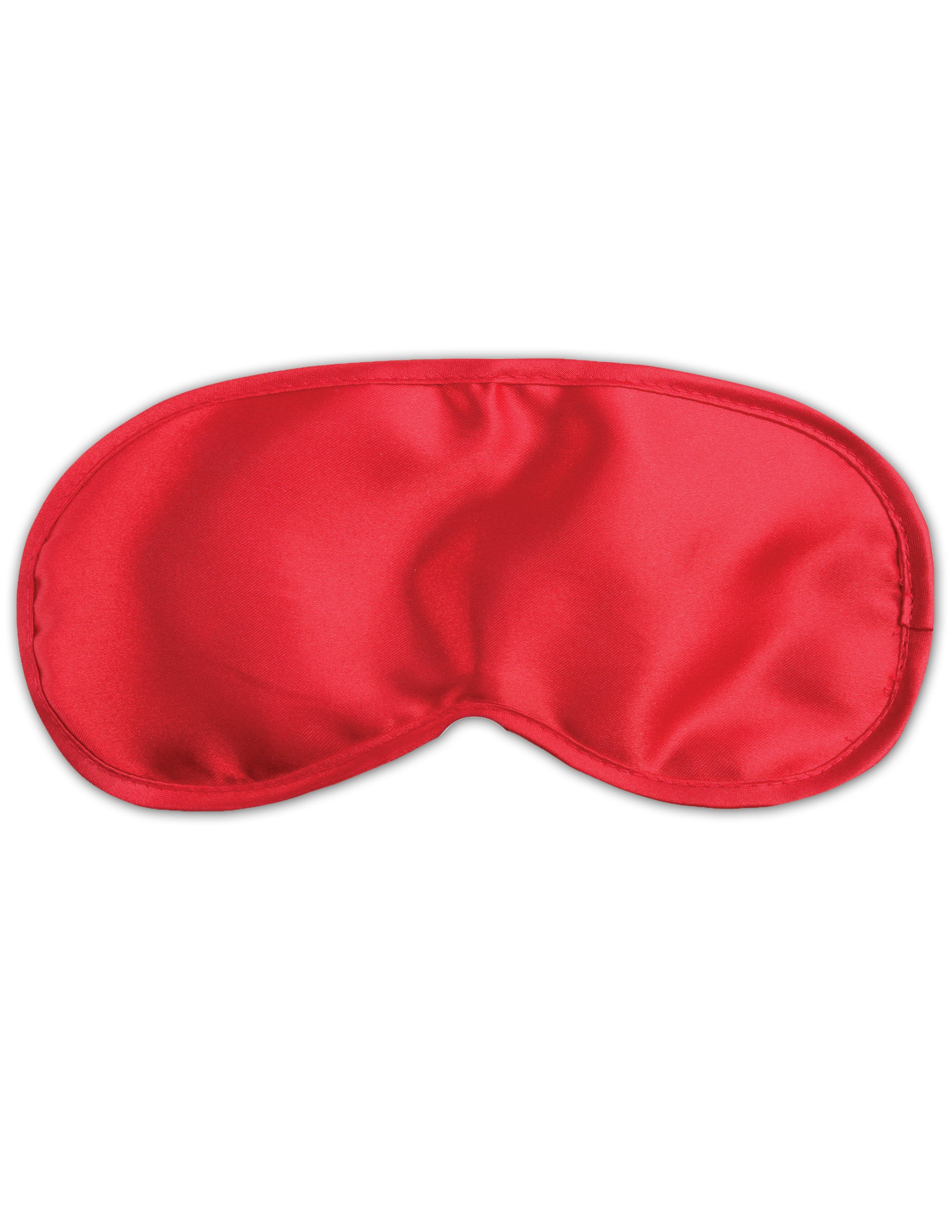 Satin Love Mask - Red