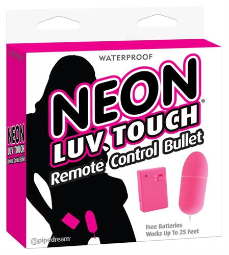 Neon Luv Touch Remote Control Bullet - Pink