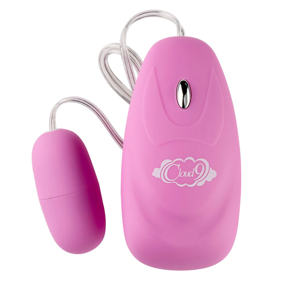 Vibrating Pleasure Bullet Remote Control - Pink