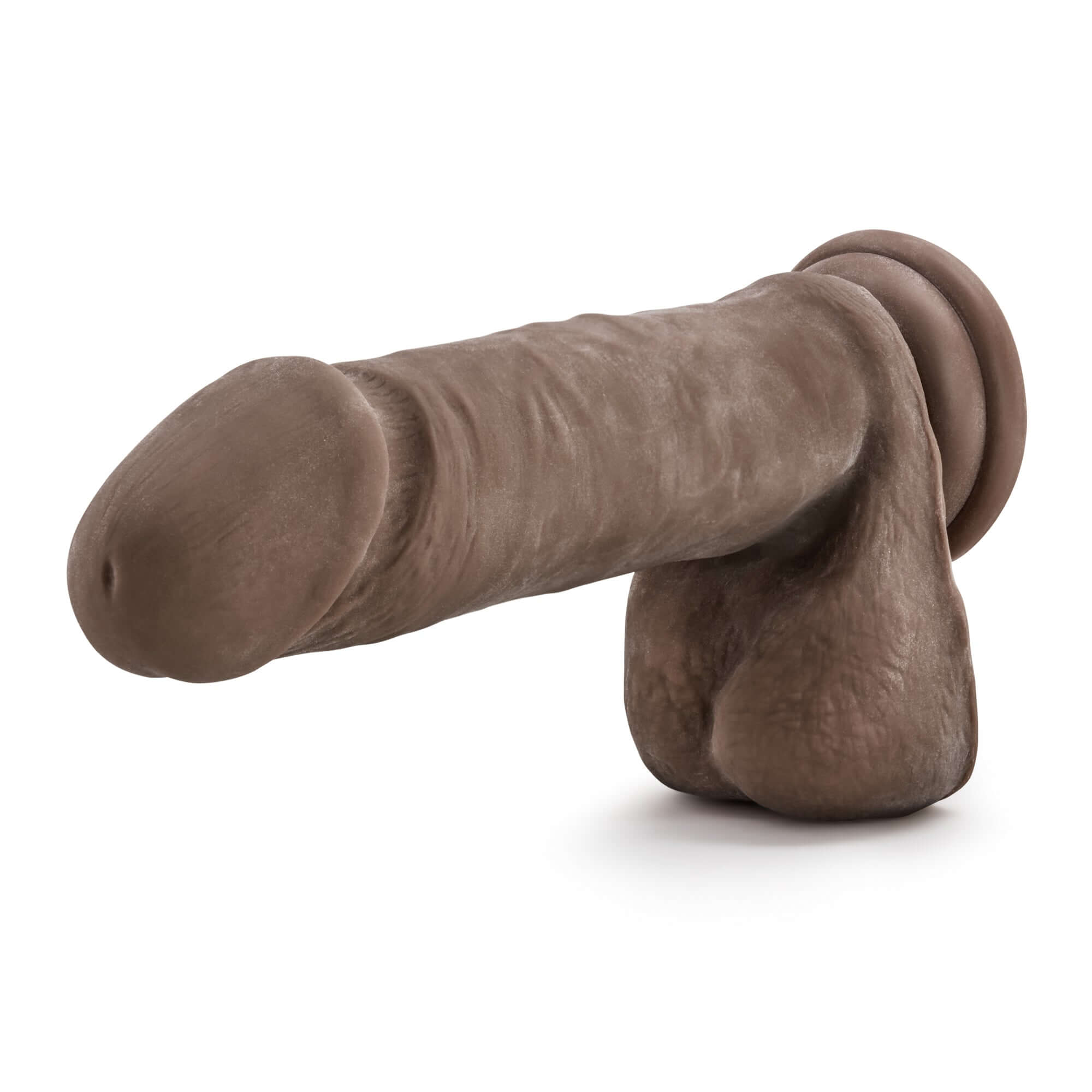 Au Naturel 8 Inch Sensa Feel Dildo - Chocolate-1